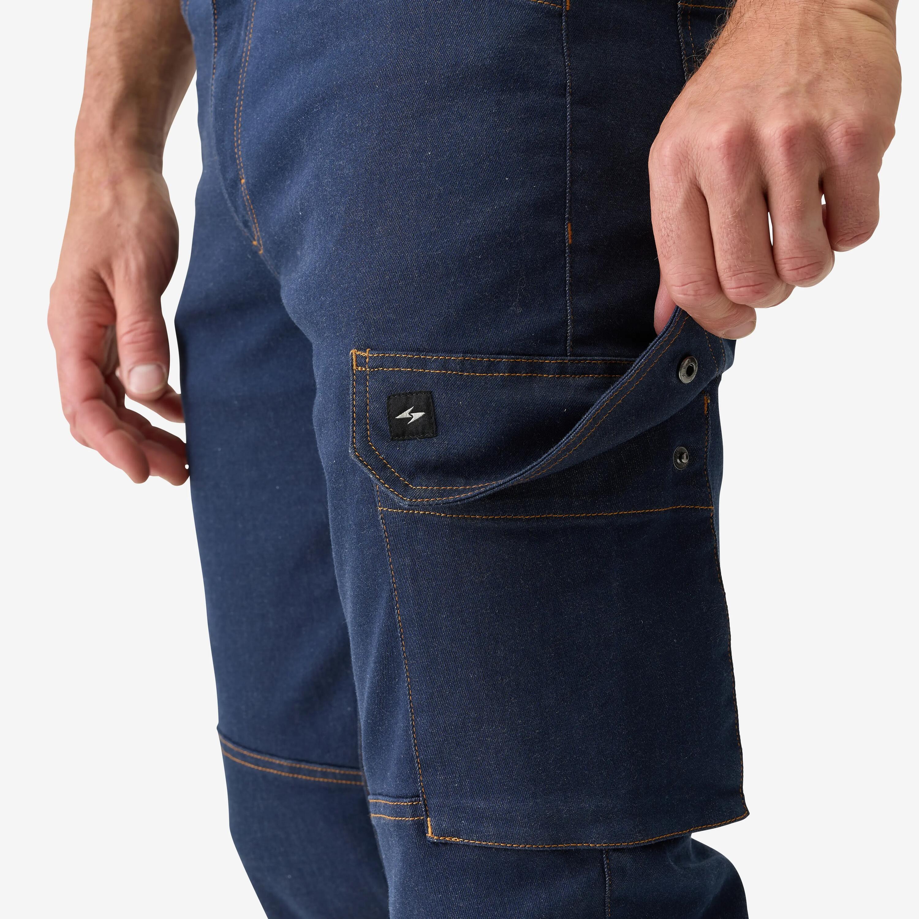PANTALON CARGO JEANS 5/7