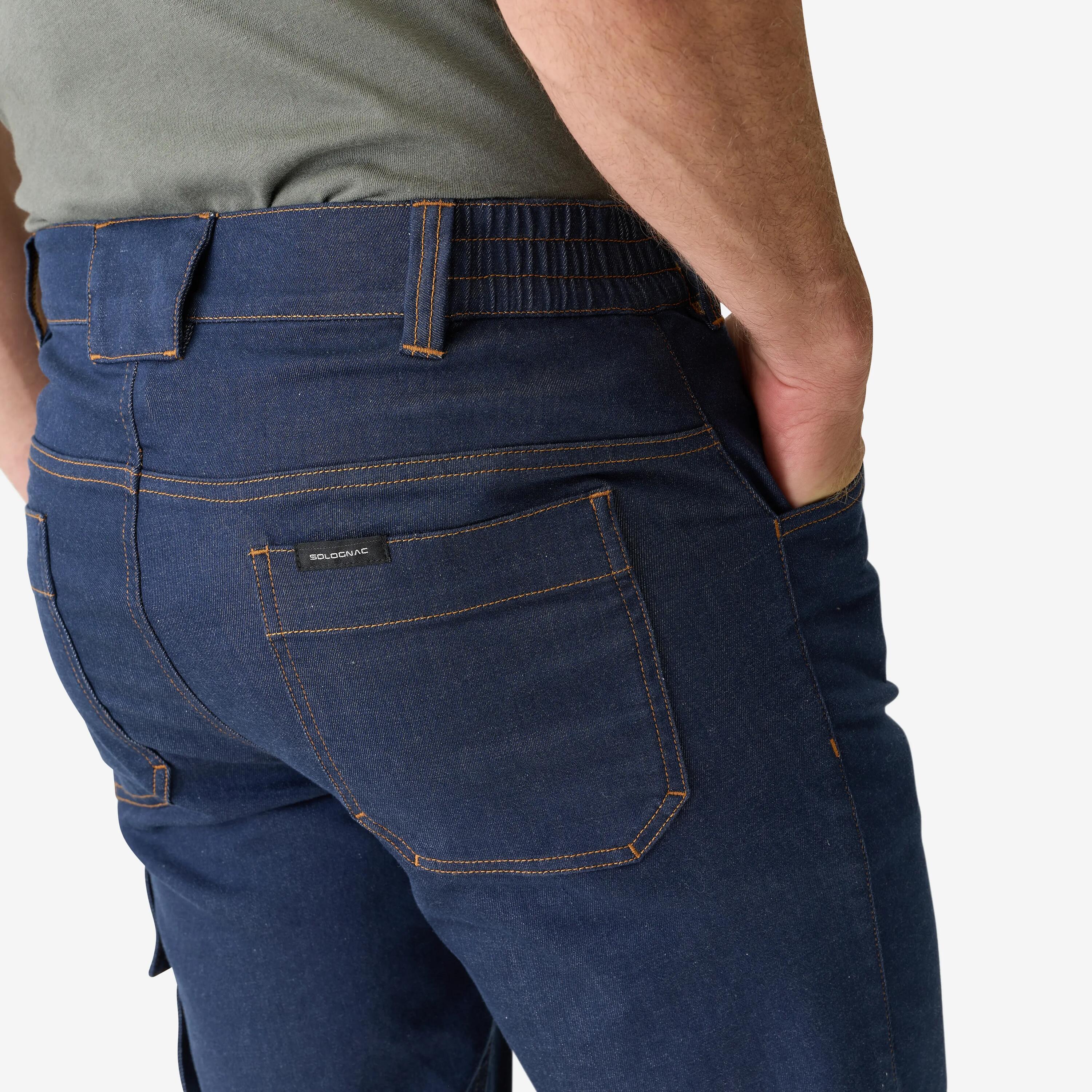 PANTALON CARGO JEANS 4/7