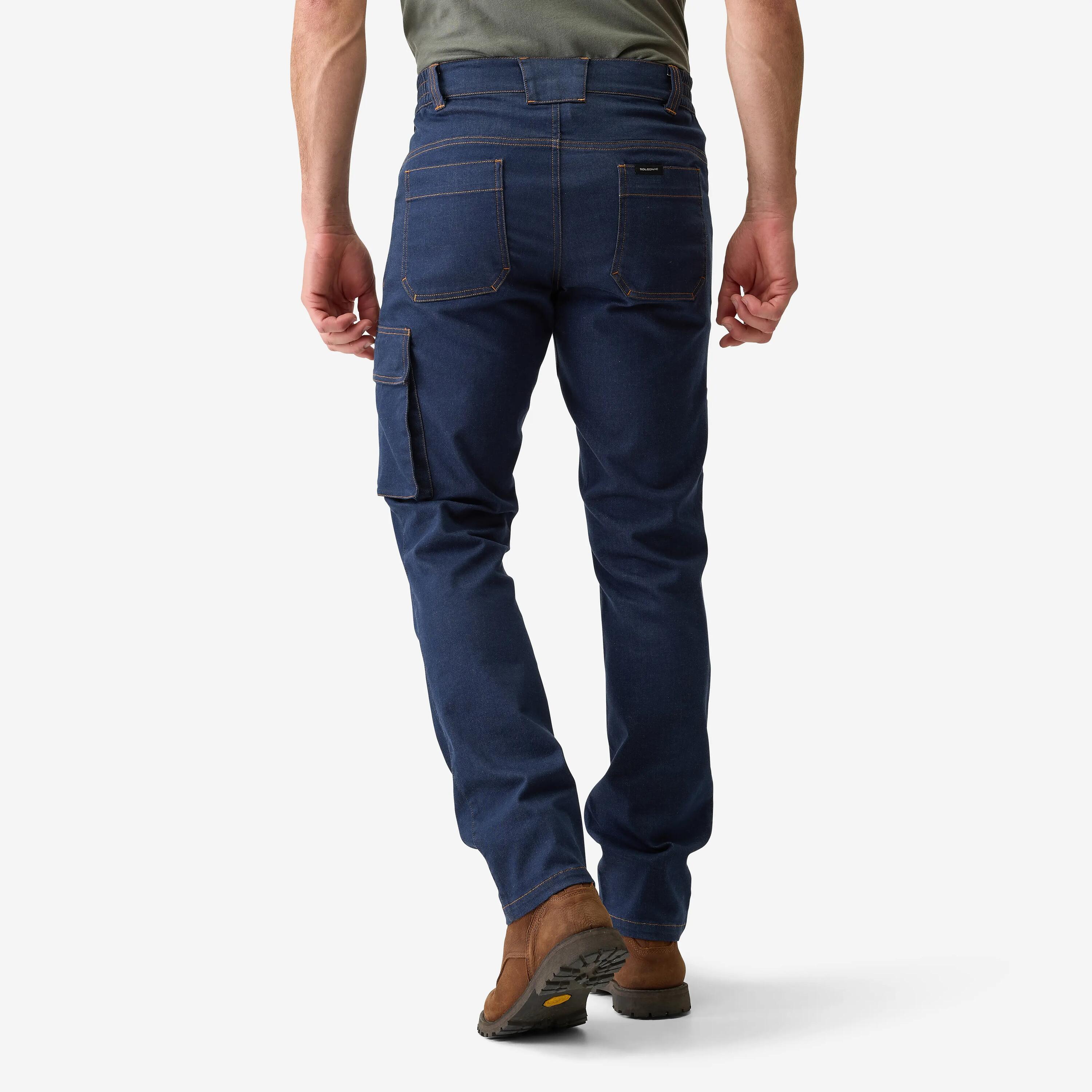 PANTALON CARGO JEANS 3/7
