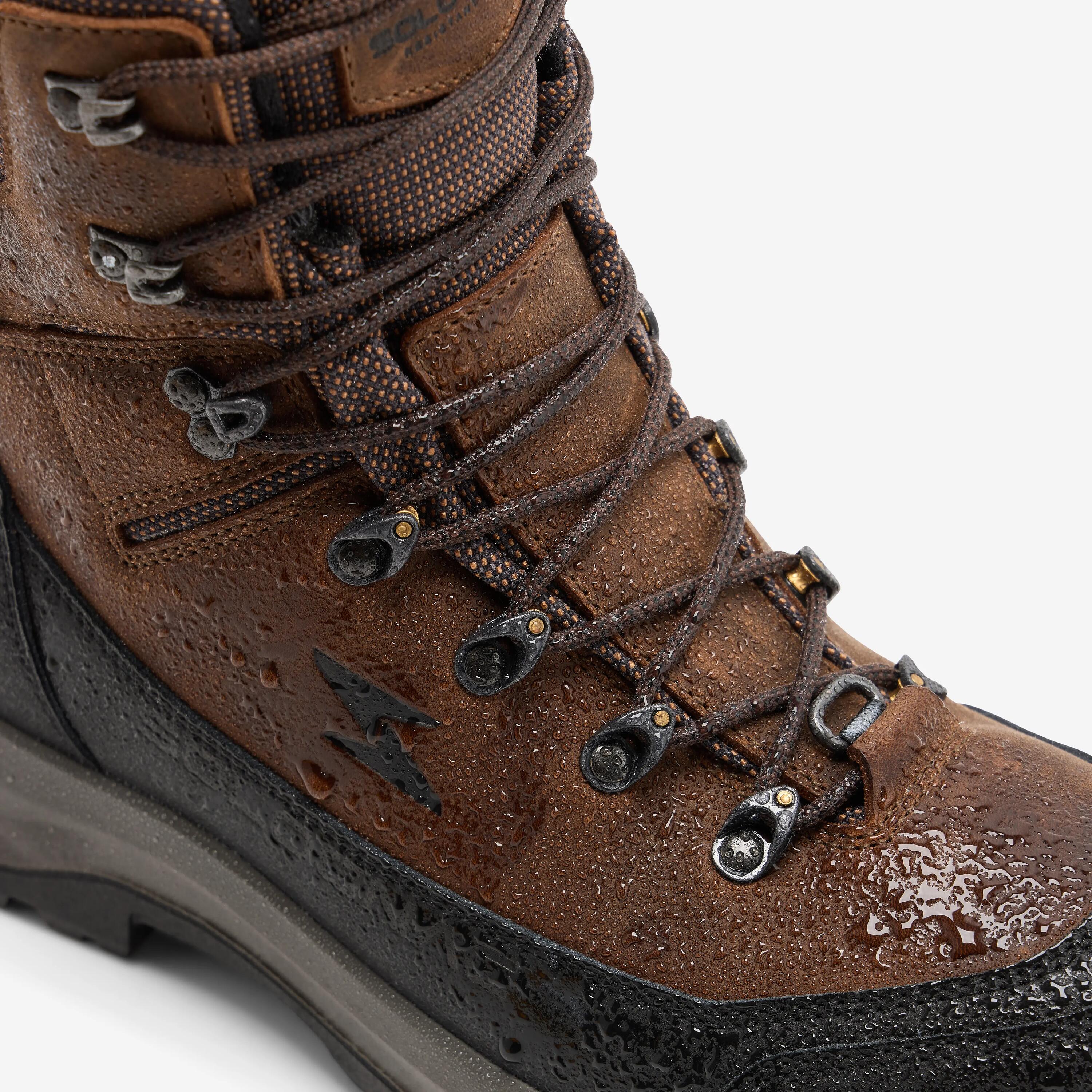 Botes Caça Solognac Crosshunt 500 V2 Adult Marró Impermeables Resistents 7/12