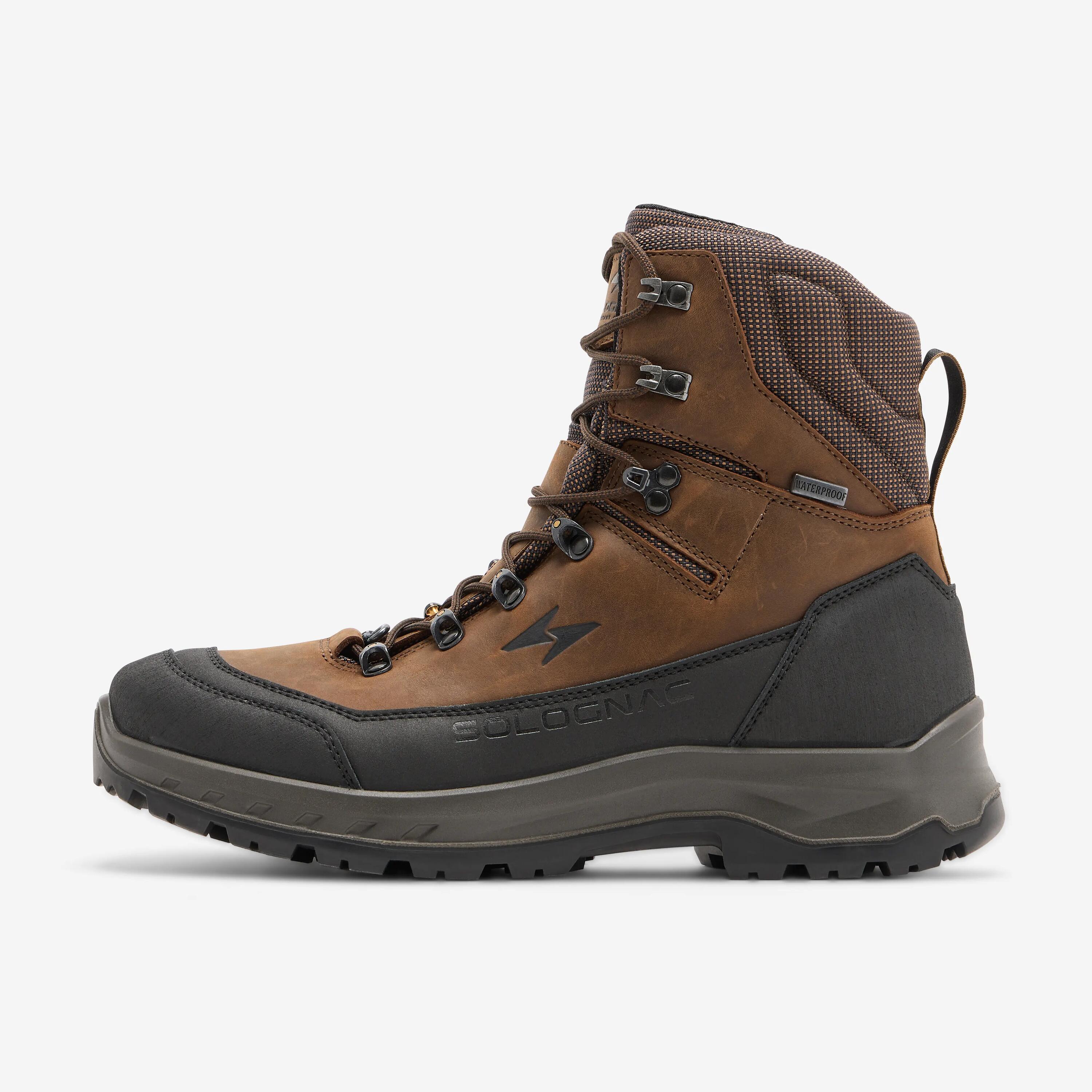 Botes Caça Solognac Crosshunt 500 V2 Adult Marró Impermeables Resistents 2/12