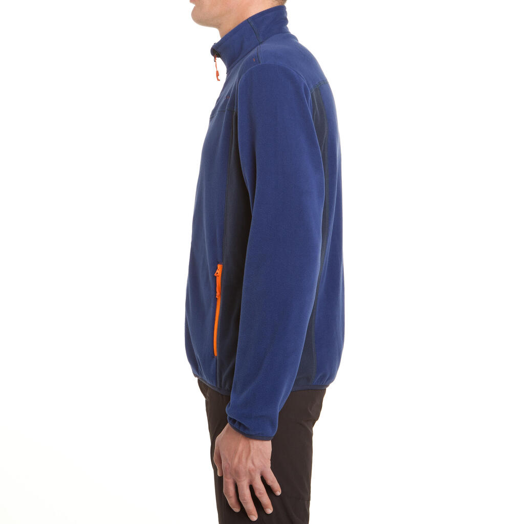 Fleecejacke Forclaz 200 Herren, grün-kariert