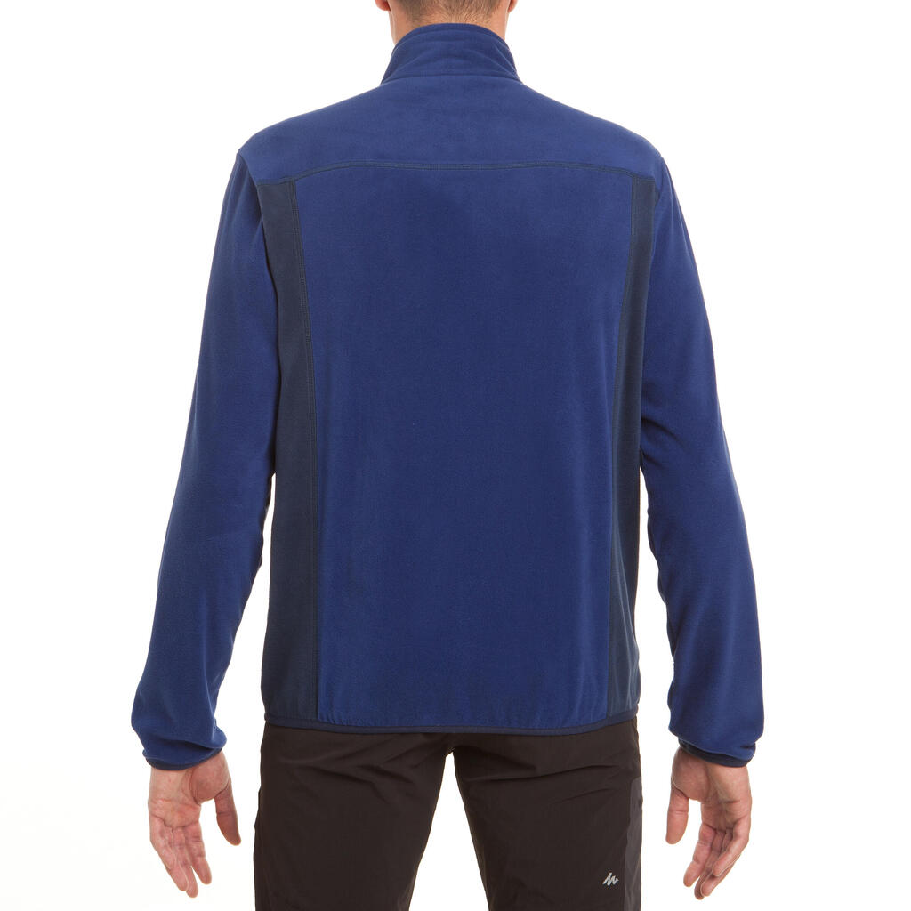 Fleecejacke Forclaz 200 Herren, grün-kariert