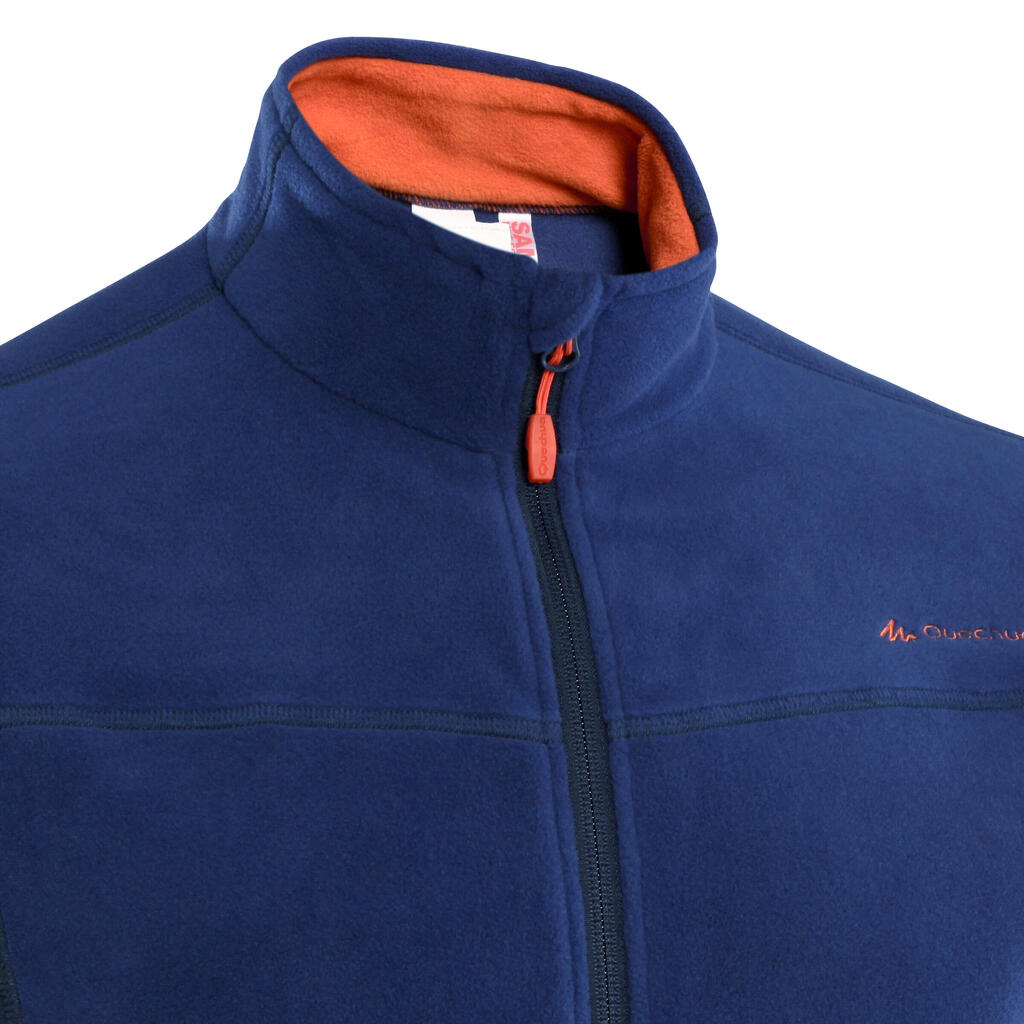 Fleecejacke Forclaz 200 Herren, grün-kariert
