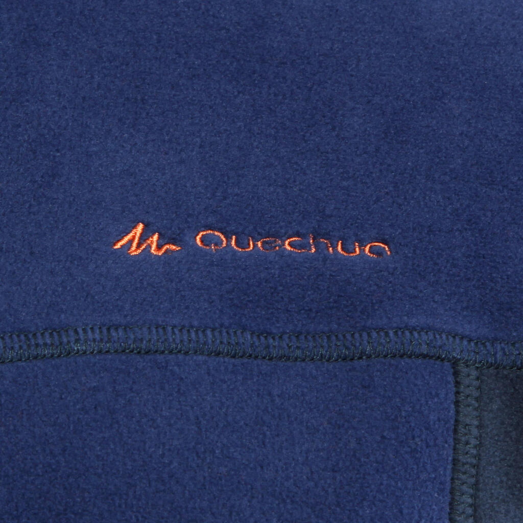 Fleecejacke Forclaz 200 Herren, grün-kariert