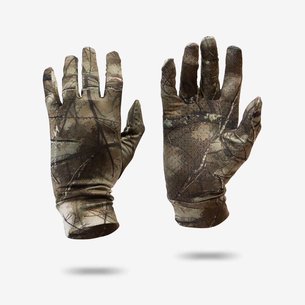 Thin Strech Country Sport Gloves Treemetic 100 Camouflage