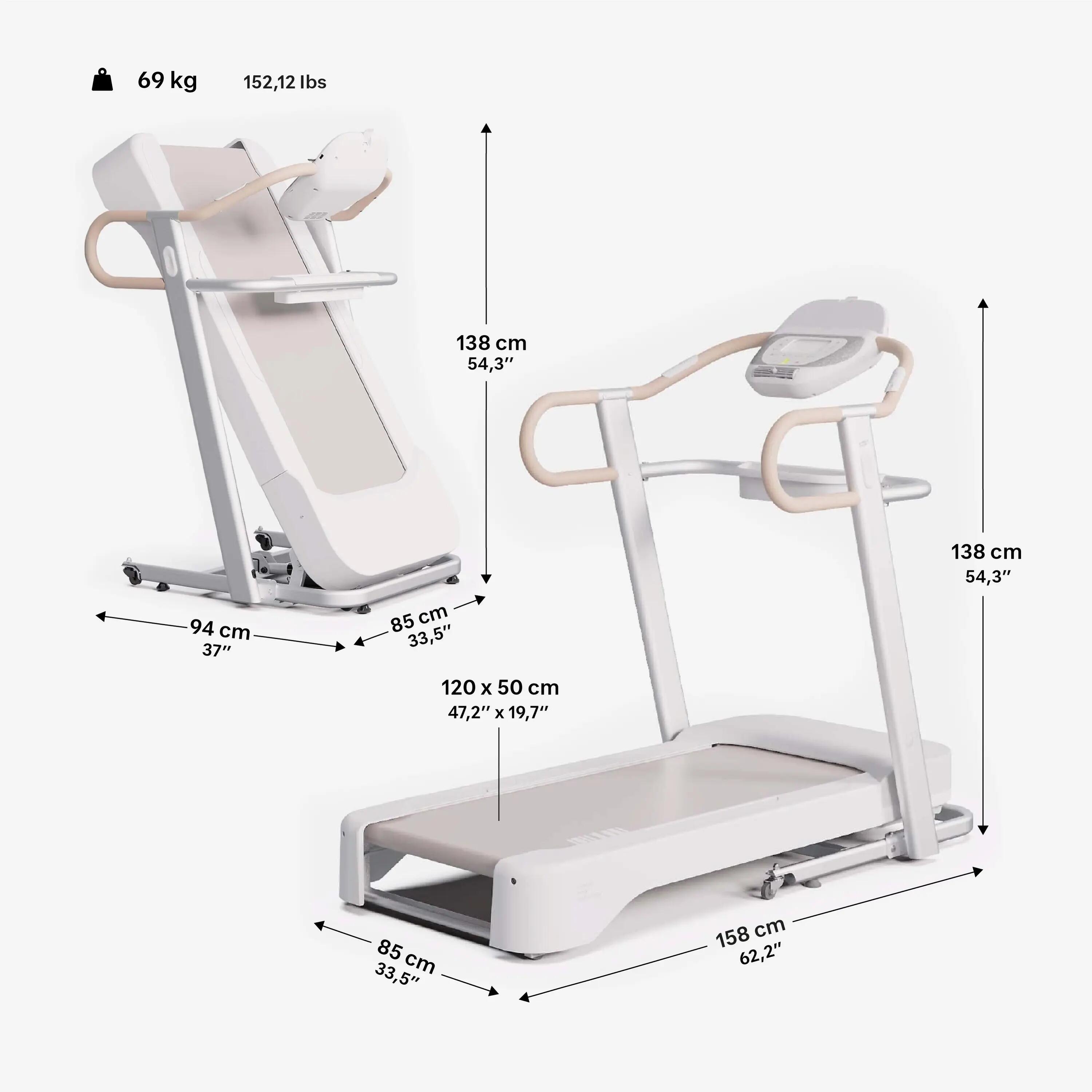 Inteligentný chodecký pás W900B, 10 km/h, 50×120 cm 5/16