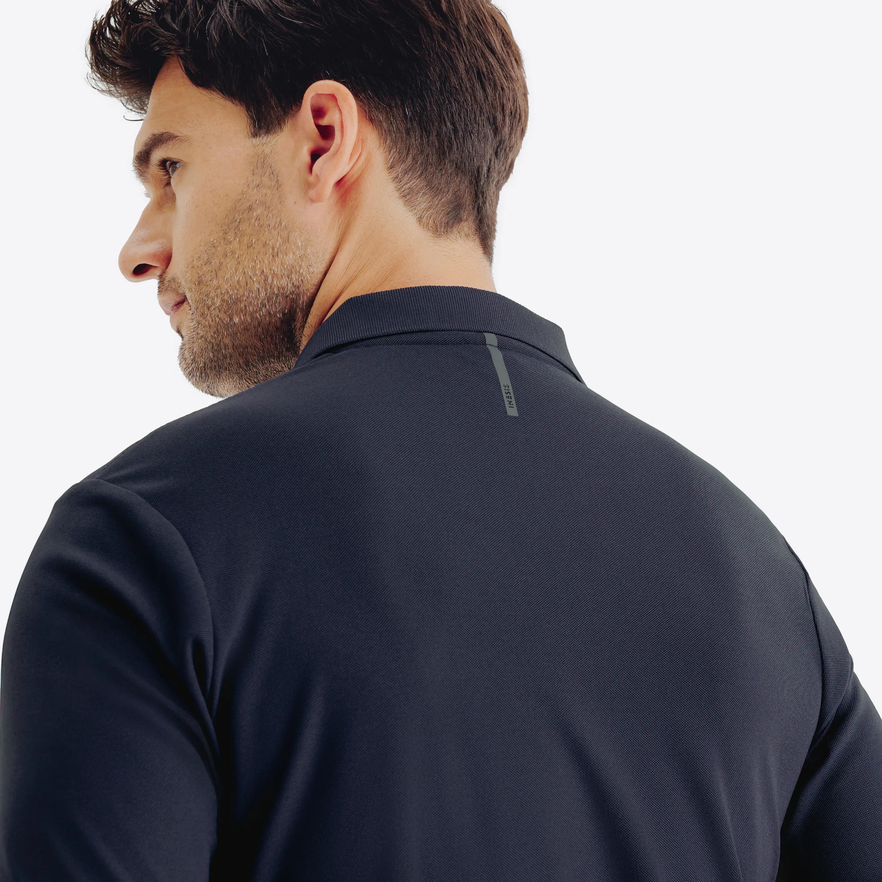 Polo de golf manga corta hombre, WW500 azul marino 6/7