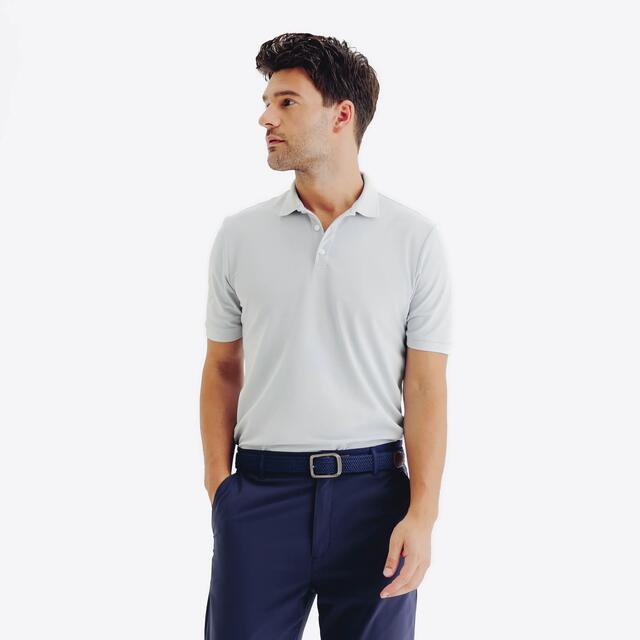 Polo golf uomo WW500 grigia