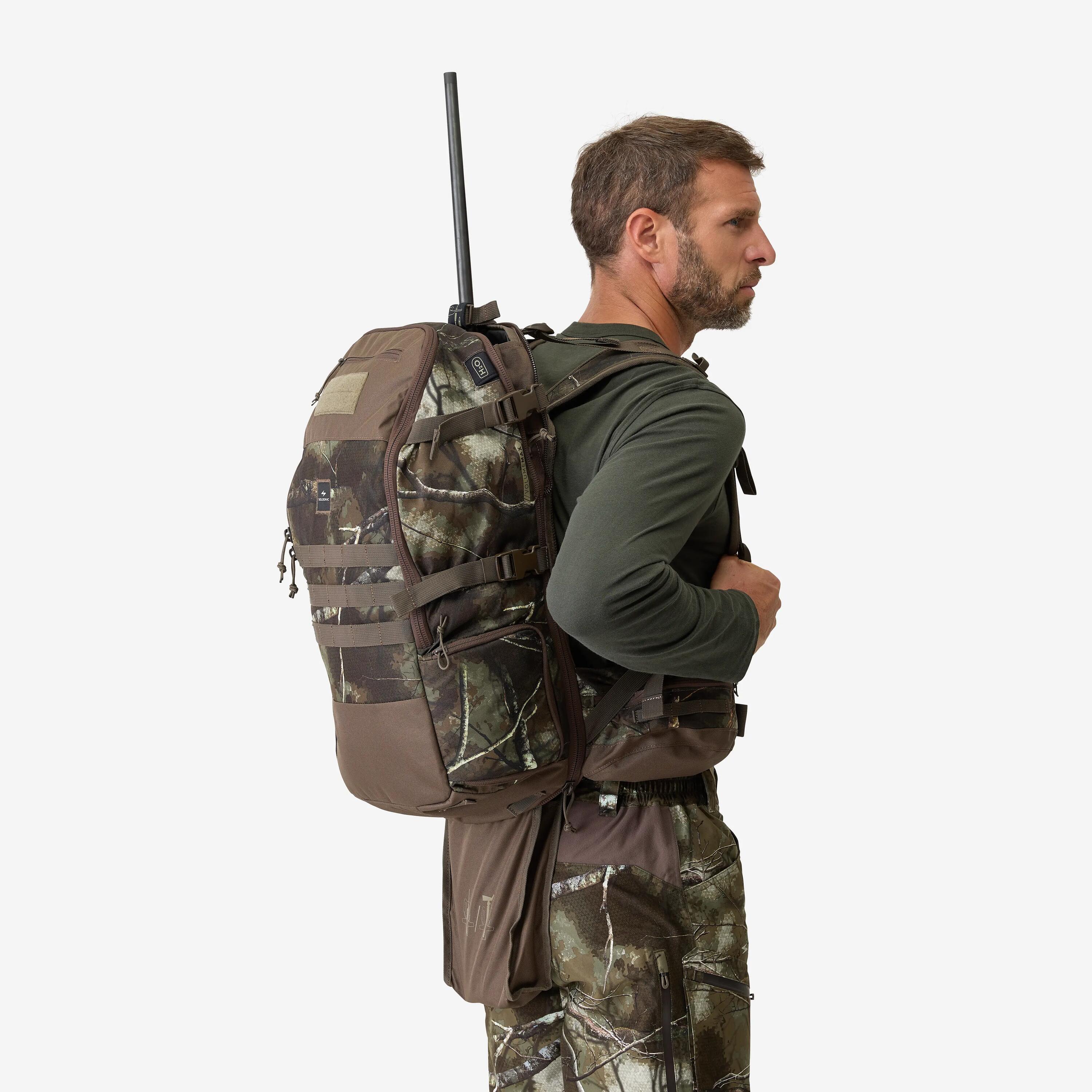 Poľovnícky batoh X-Access Compact 45 litrov maskáčový Treemetic 8/11