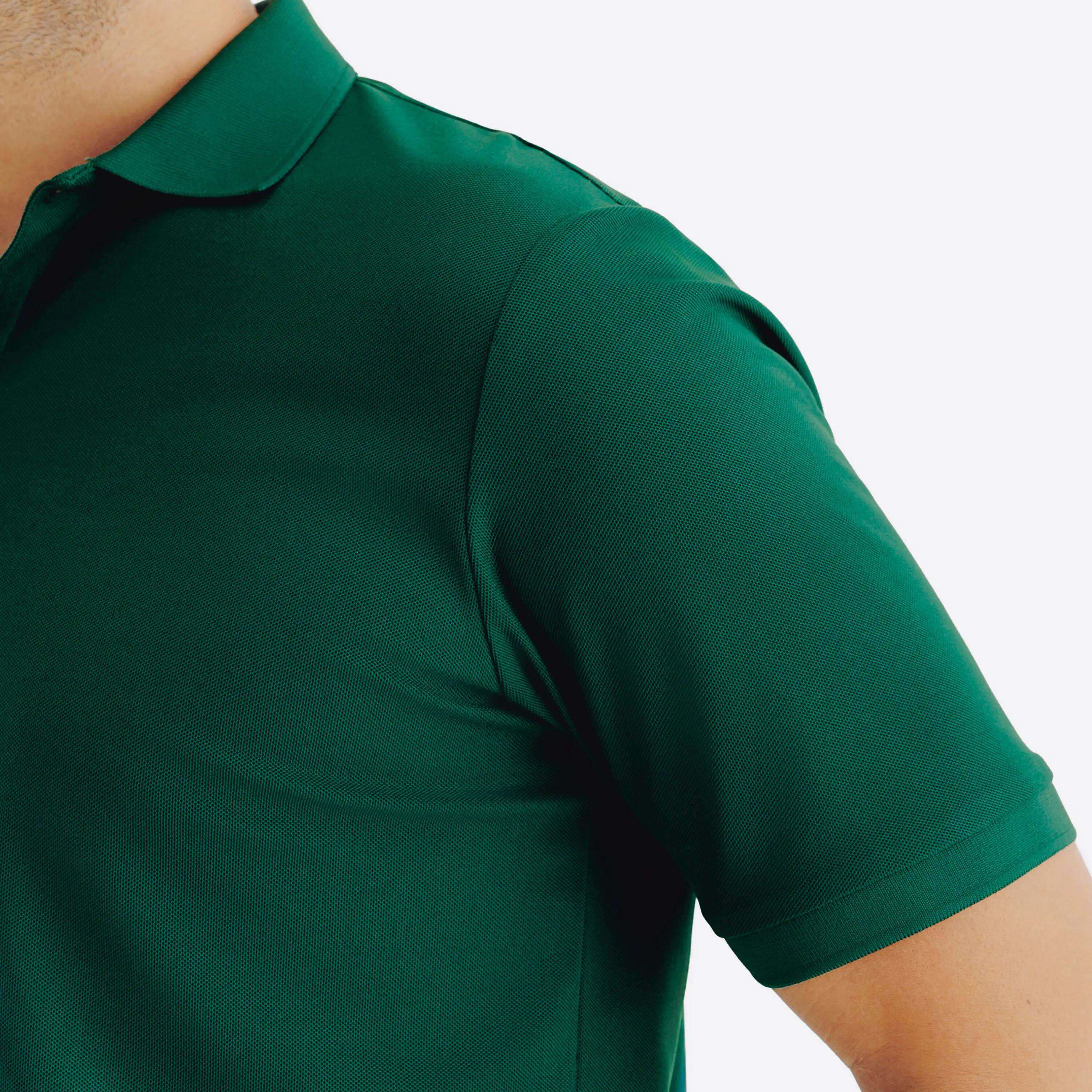 Polo de golf màniga curta home, WW500 verd 5/7