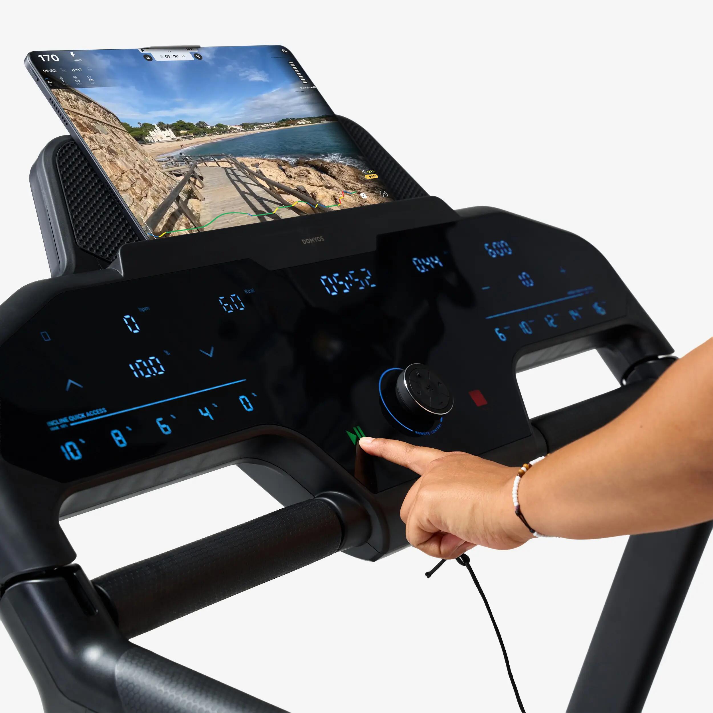Tapis de course pliable 16km/h, RUN500 6/10