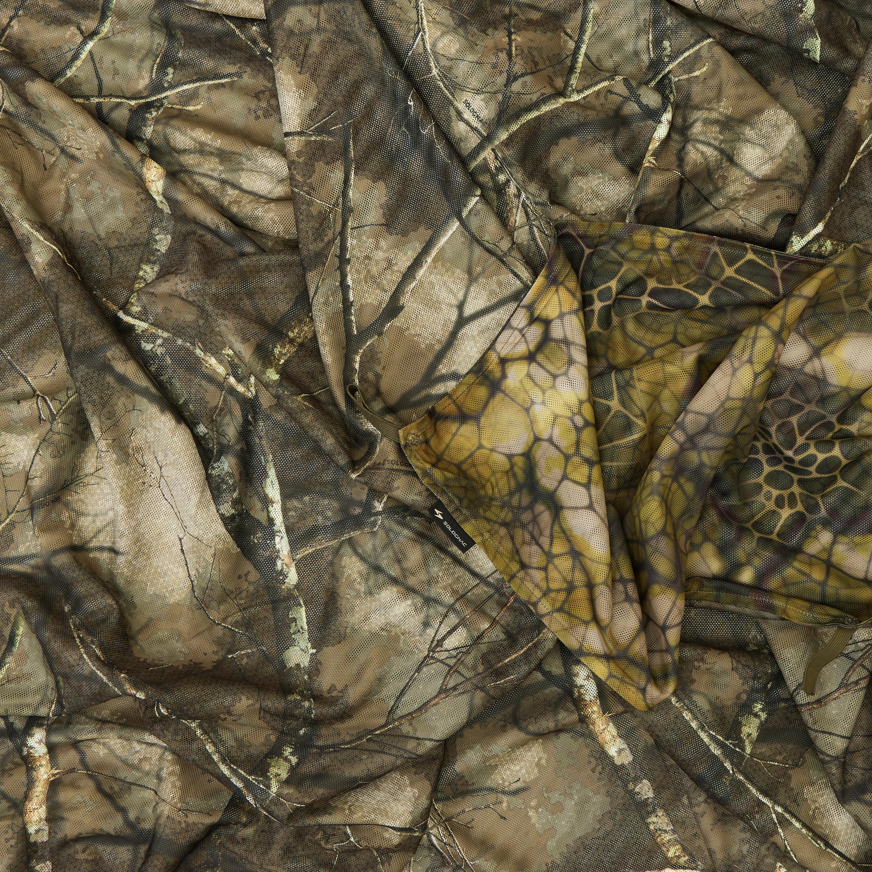 Poľovnícka maskovacia obojstranná sieť (Furtiv a Treemetic) 1,4 m x 2,2 m 4/6