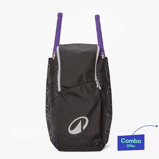 Cricket Kit Bag 75L KB 500 with Two Bat Pockets Black