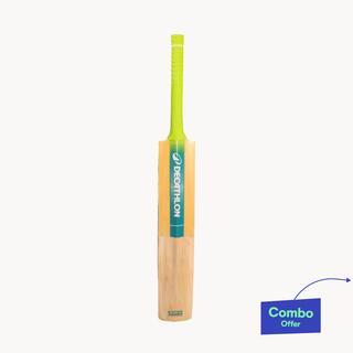 Kids Kashmir Willow Cricket Bat Size 4 Lightweight Leather Ball Bat KW150