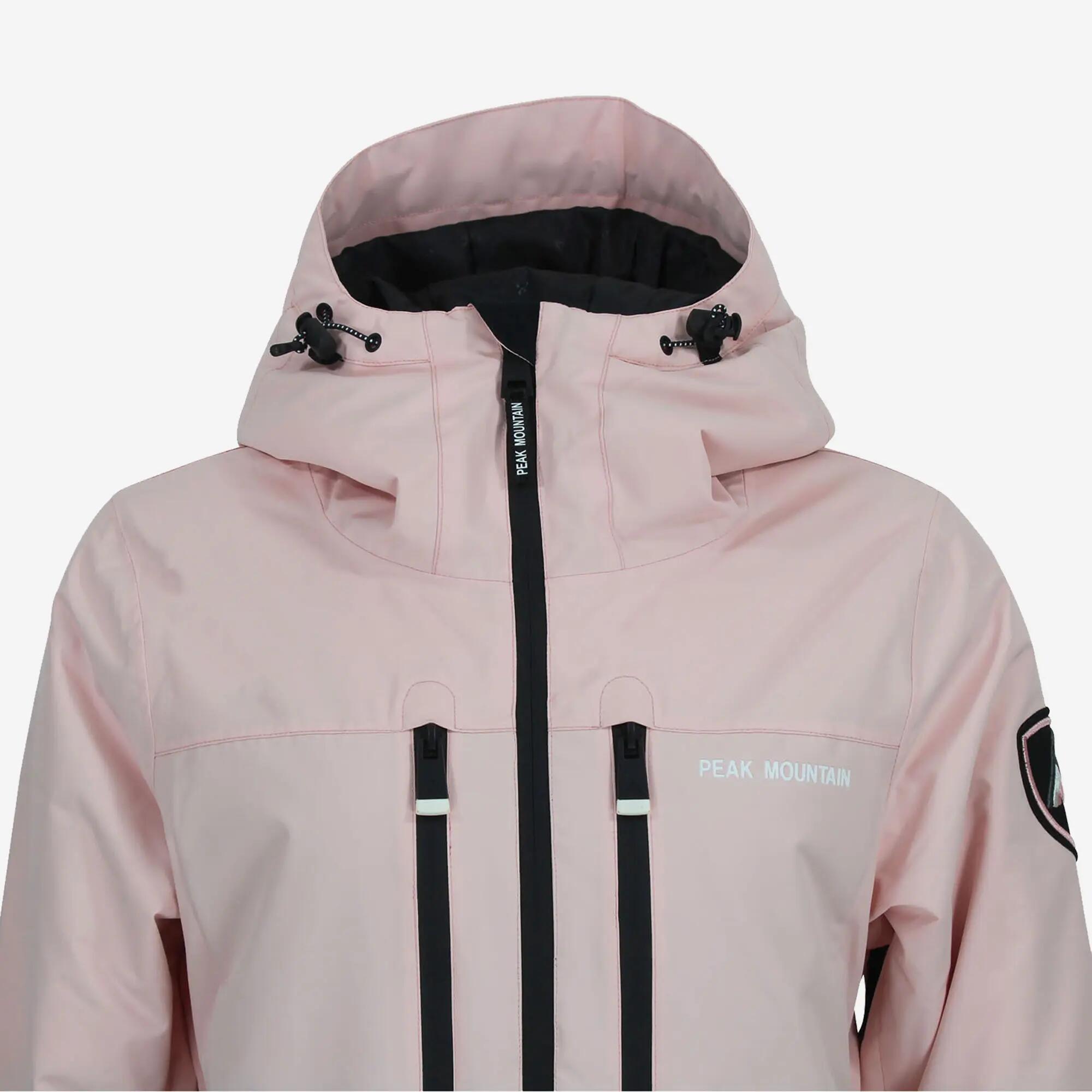Veste de Ski Snowboard Peak Mountain Femme Rose 3/6
