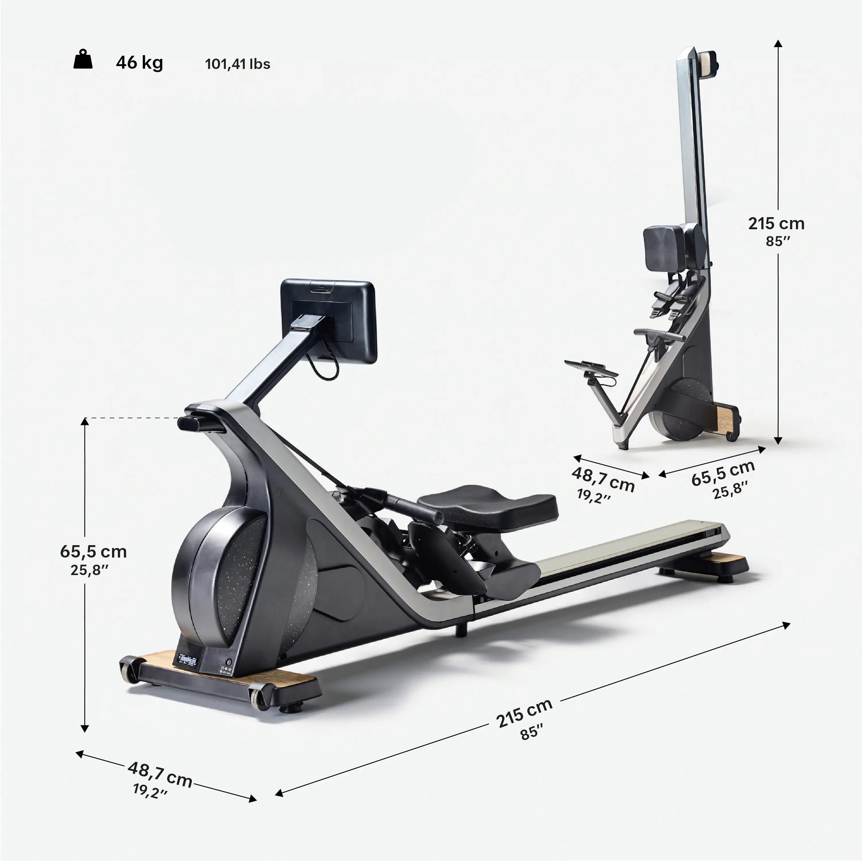 Veslovací trenažér Training Rower 900 s pripojením 5/10