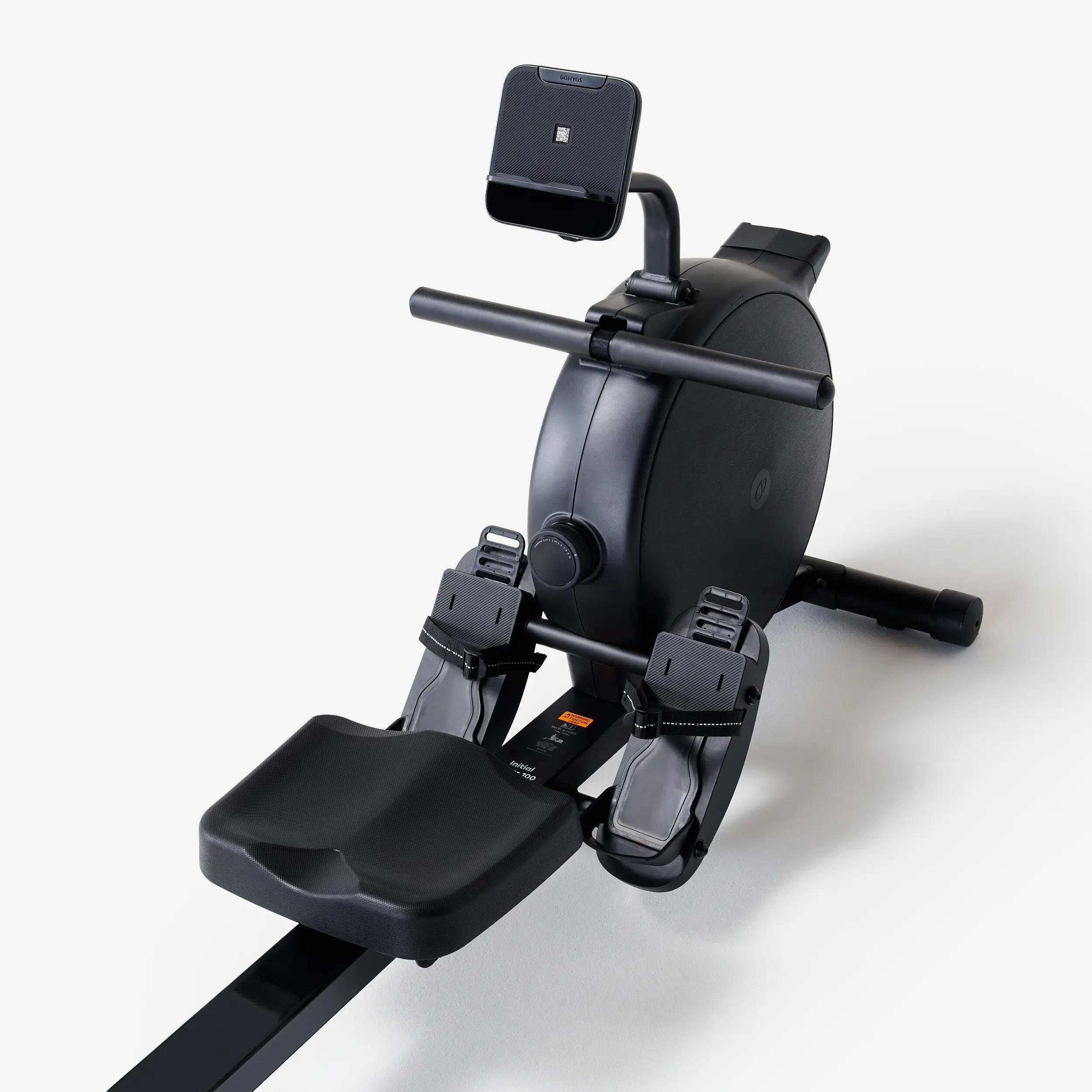 Máquina Remo Initial Rower 100 Negra Conectada 21/44
