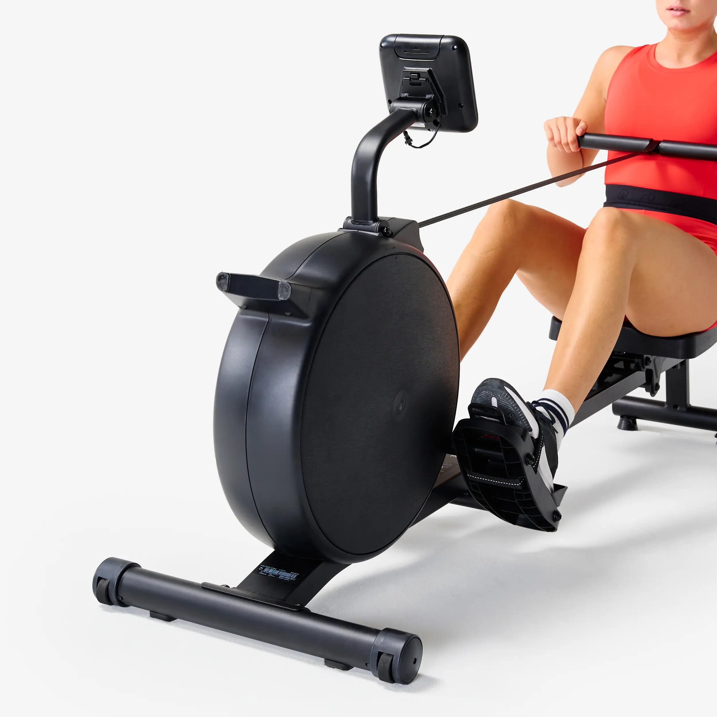 Máquina Remo Initial Rower 100 Negra Conectada 20/44