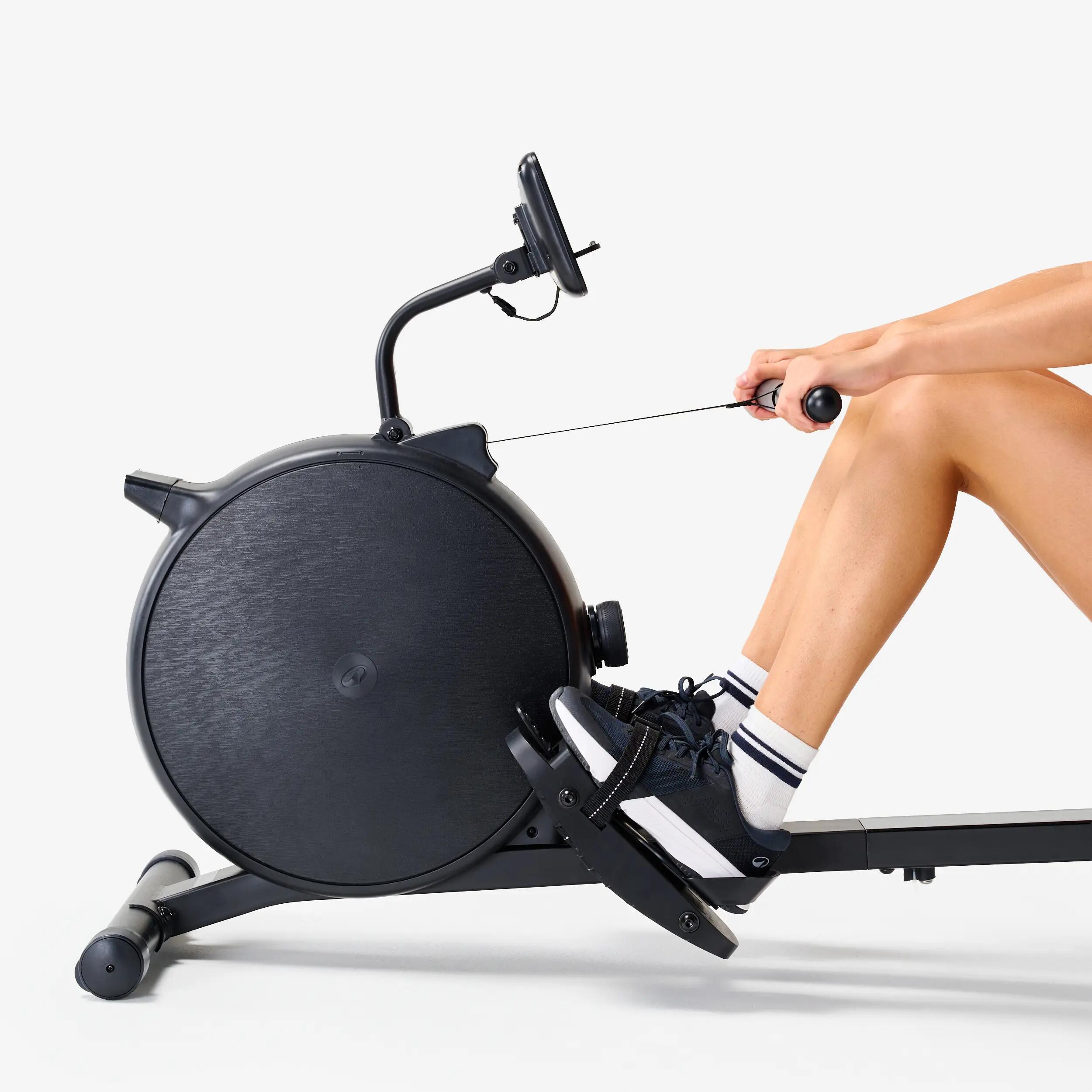 Máquina Remo Initial Rower 100 Negra Conectada 8/44
