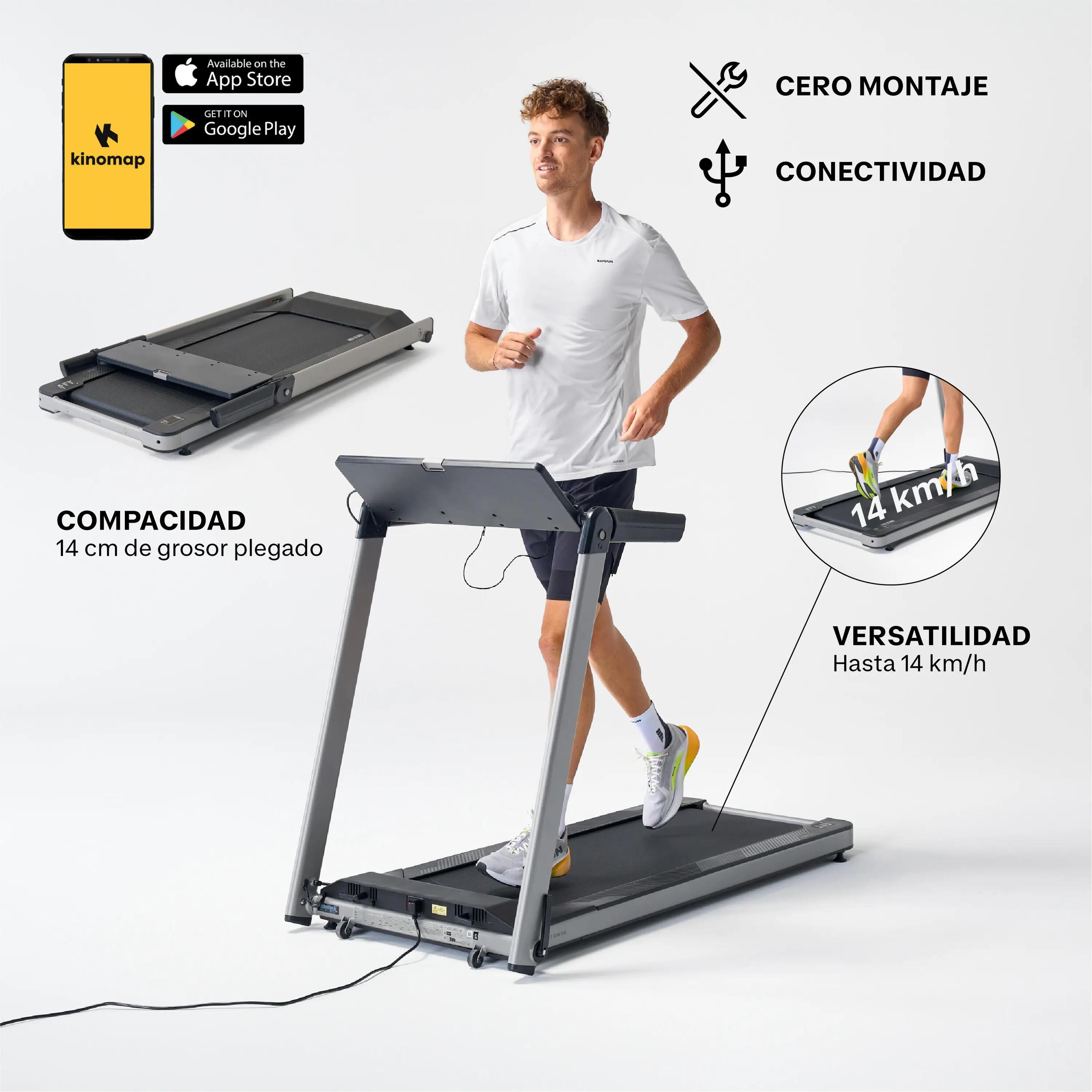 Cinta Correr Compact Run100 14 km/h 2/18