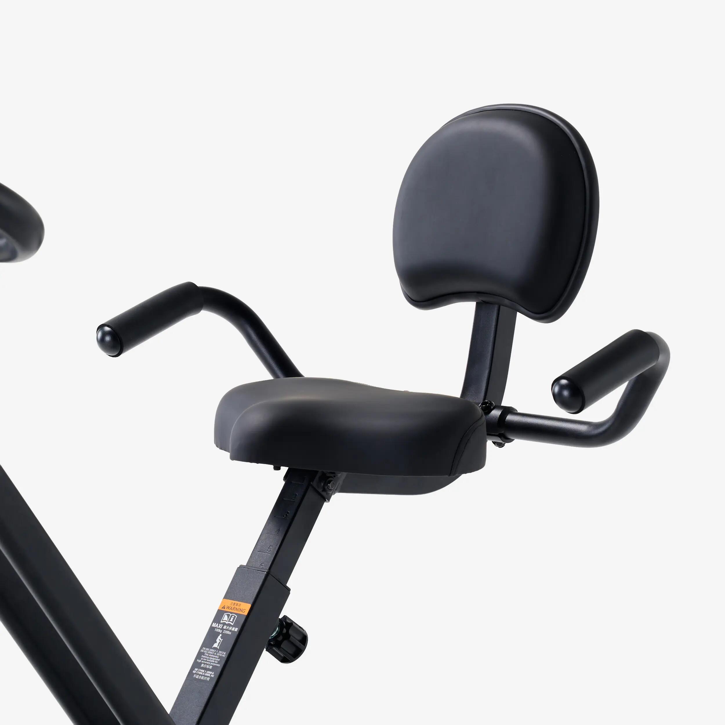 Stacionárny bicykel X-Bike 100 čierny 9/10