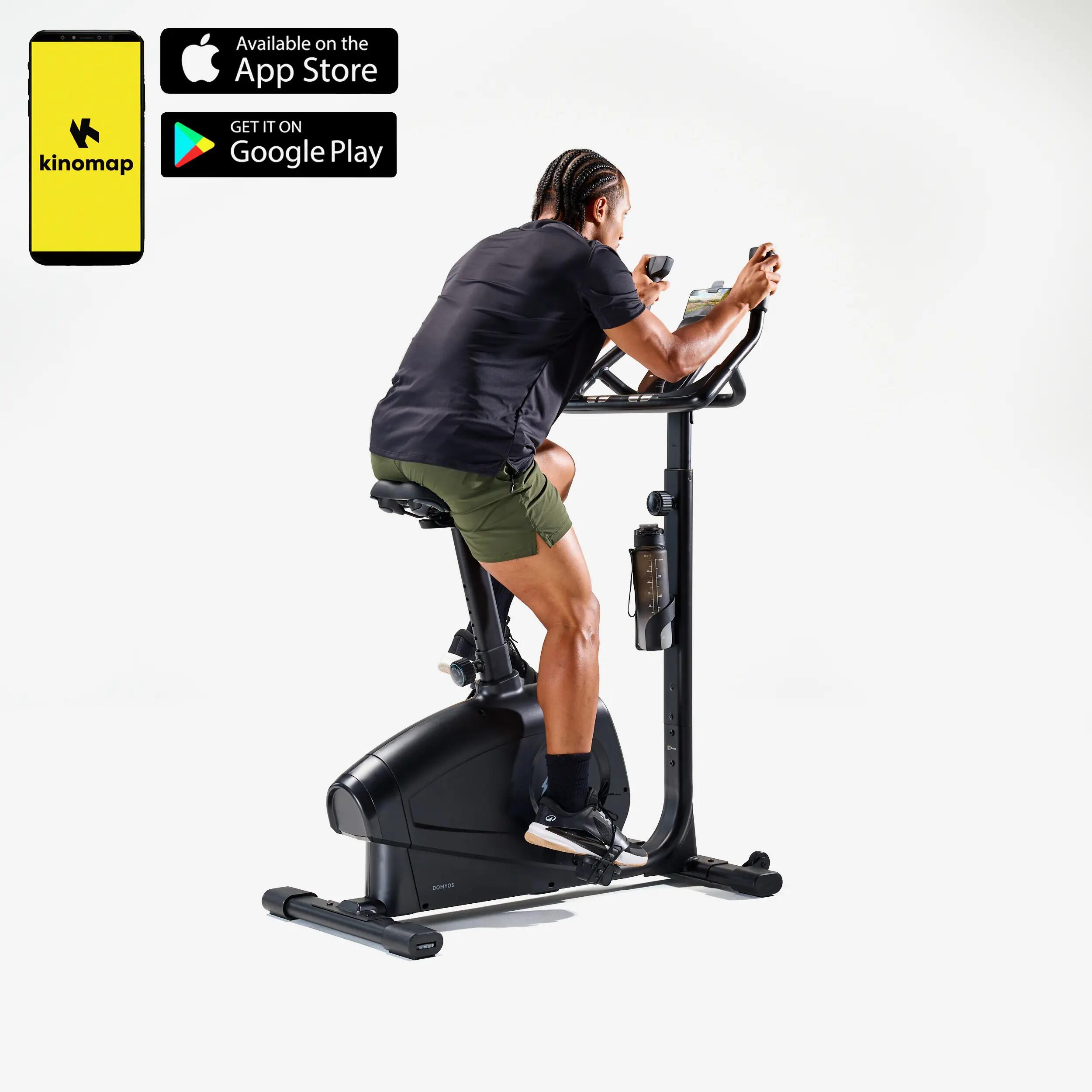 Bicicleta estática conectada, autoalimentada y ultracómoda EB900 B 2/8