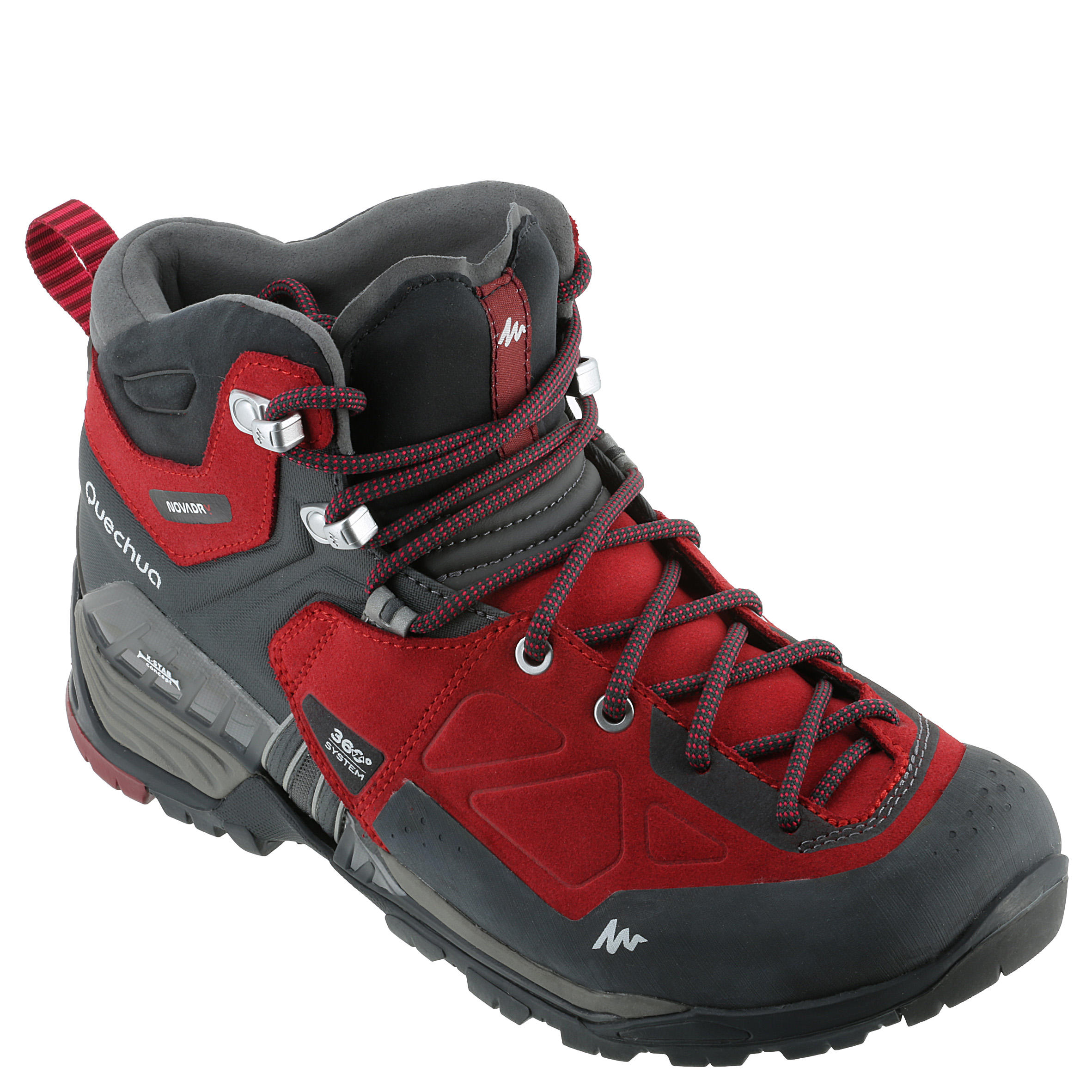 hiking shoes red