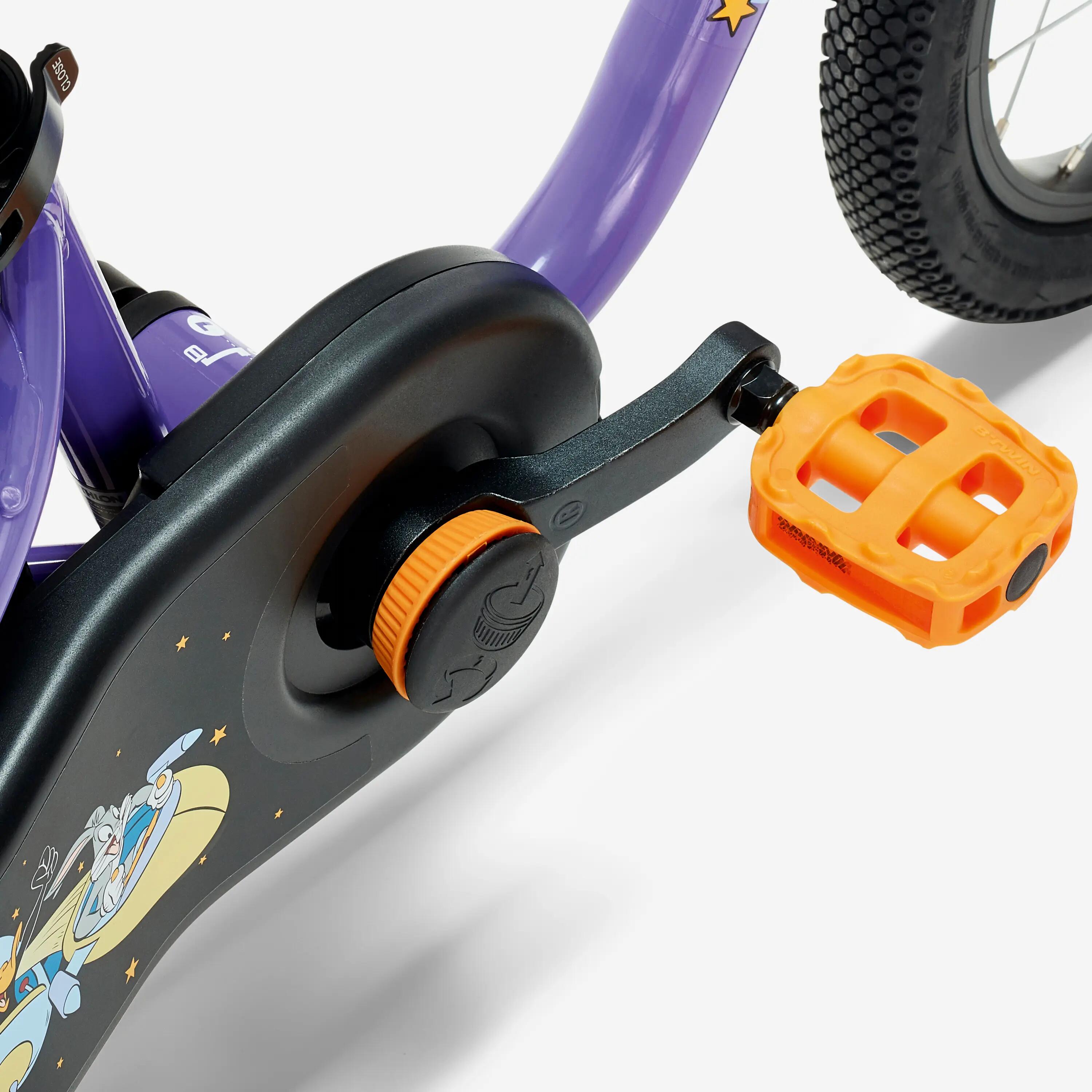 Dětské 14" kolo-odrážedlo 2v1 Discover 500 Looney Tunes pro děti 3–5 let 2/12