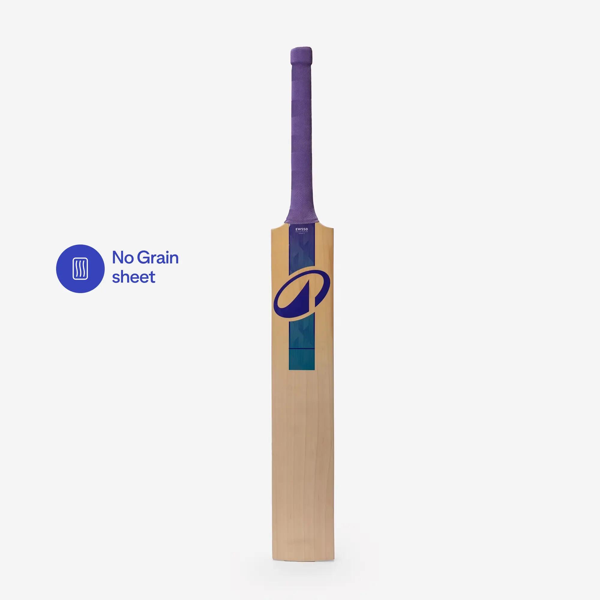 Adult English Willow Cricket Bat G5 Size SH Lightweight Leather Ball Bat with Cover EW550 -  2