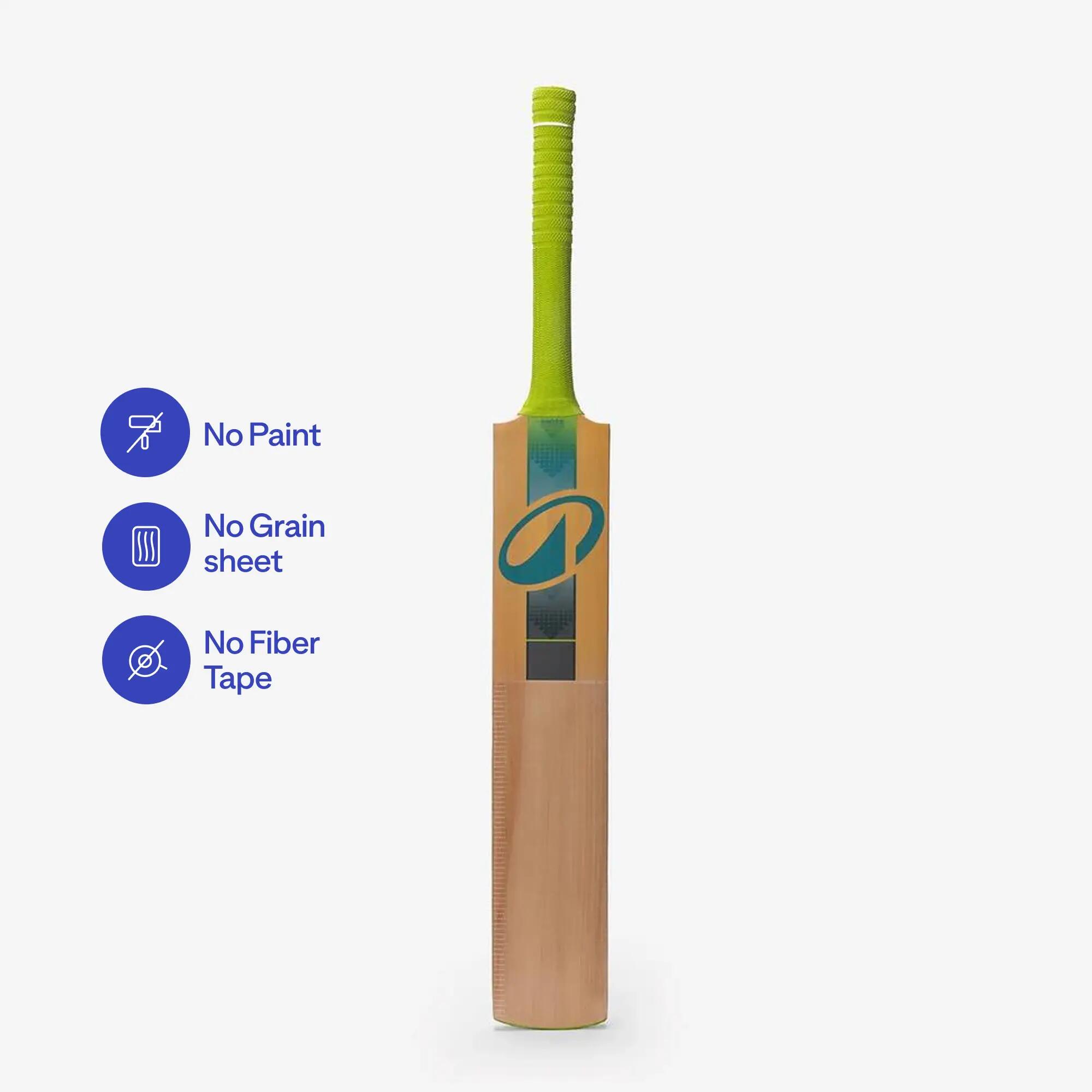 Adult Kashmir Willow Cricket Bat Size SH Lightweight Leather Ball Bat KW190  -  2
