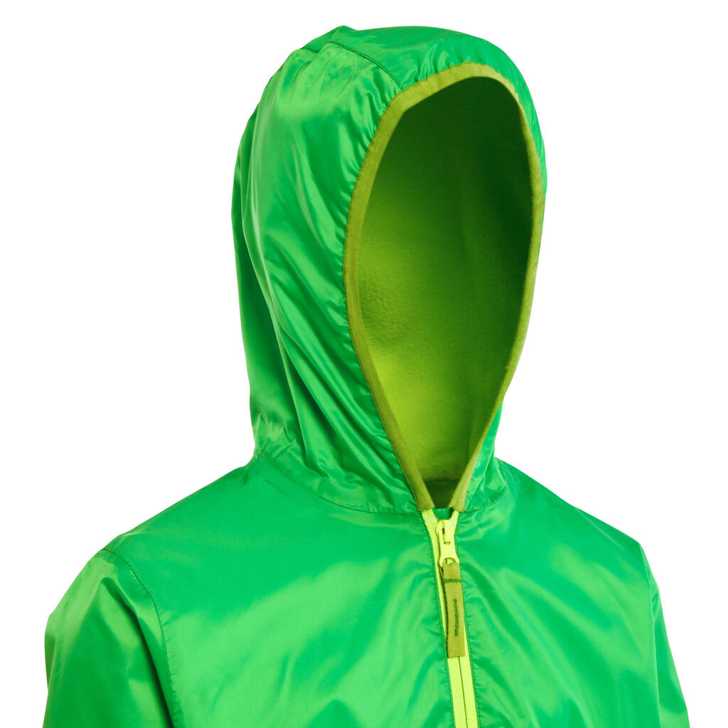 Rain Cut Boy Hiking Warm Jacket Green