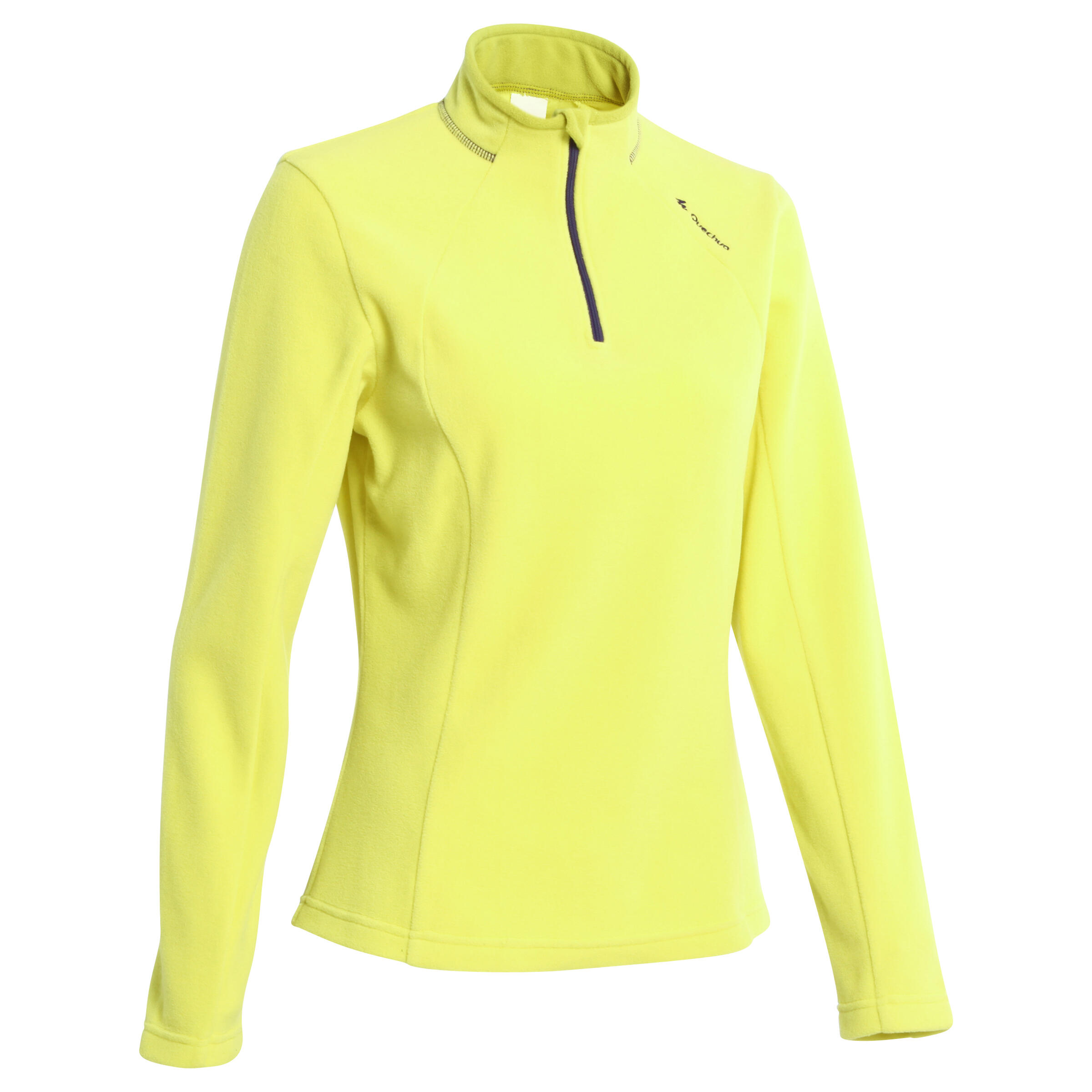 Forclaz 50 women's hiking fleece QUECHUA - yellow 1/8