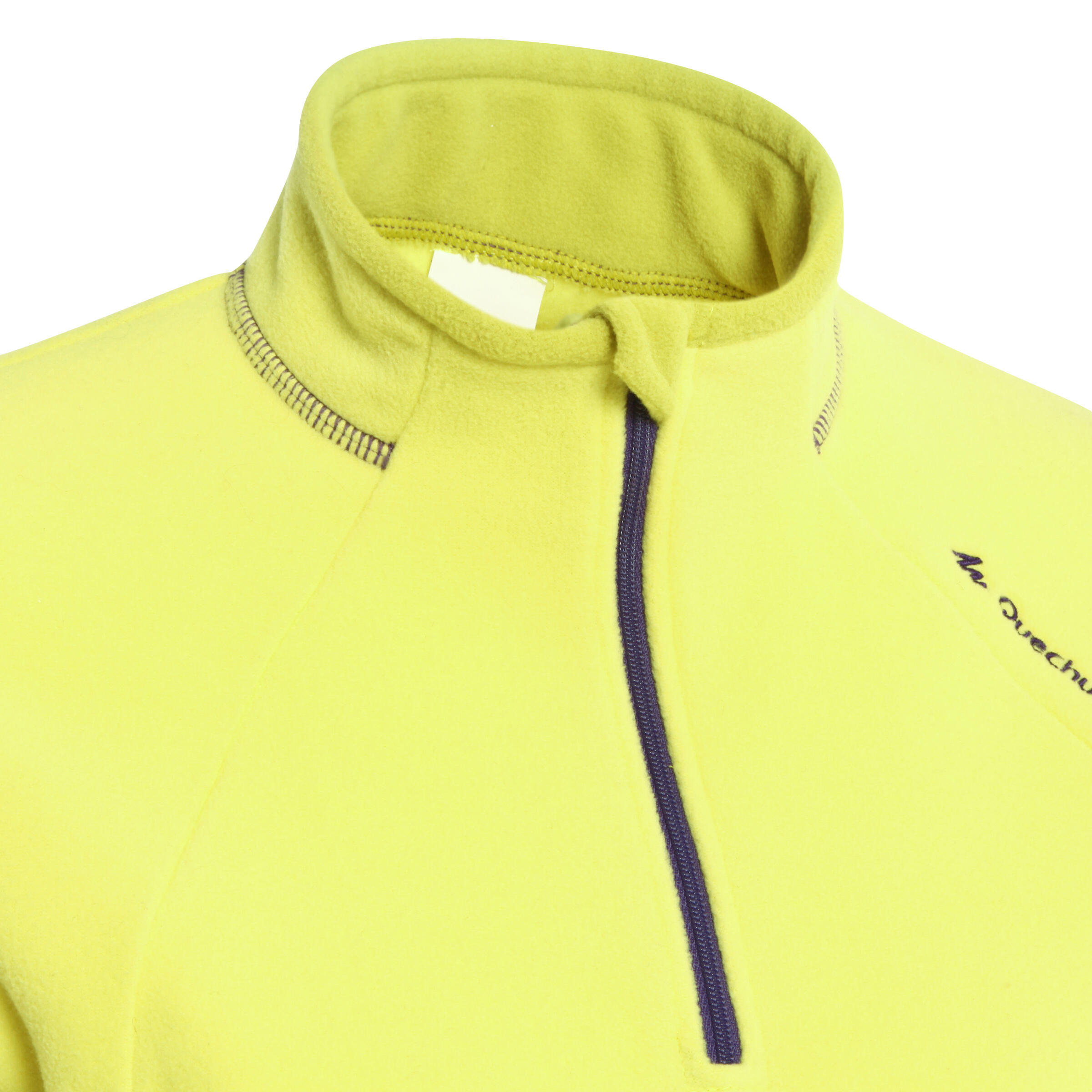 Forclaz 50 women's hiking fleece QUECHUA - yellow 2/8