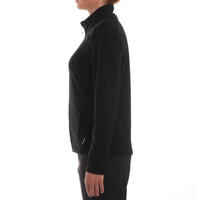 Women's Walking Fleece Jacket - Black