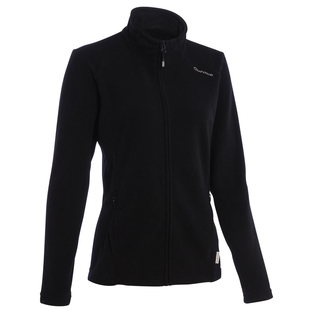 Fleecejacke Bergwandern MH120 Damen grün