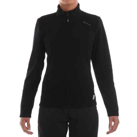 Women's Walking Fleece Jacket - Black