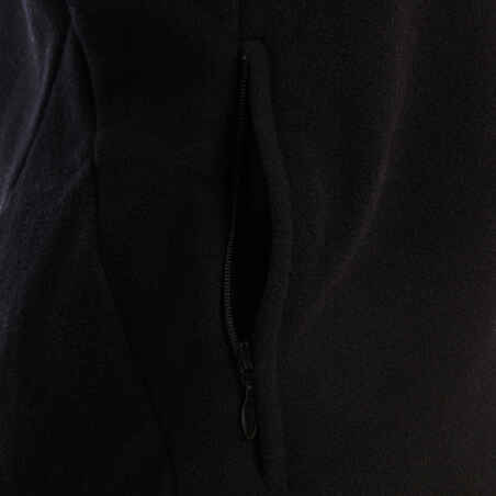 Women's Walking Fleece Jacket - Black