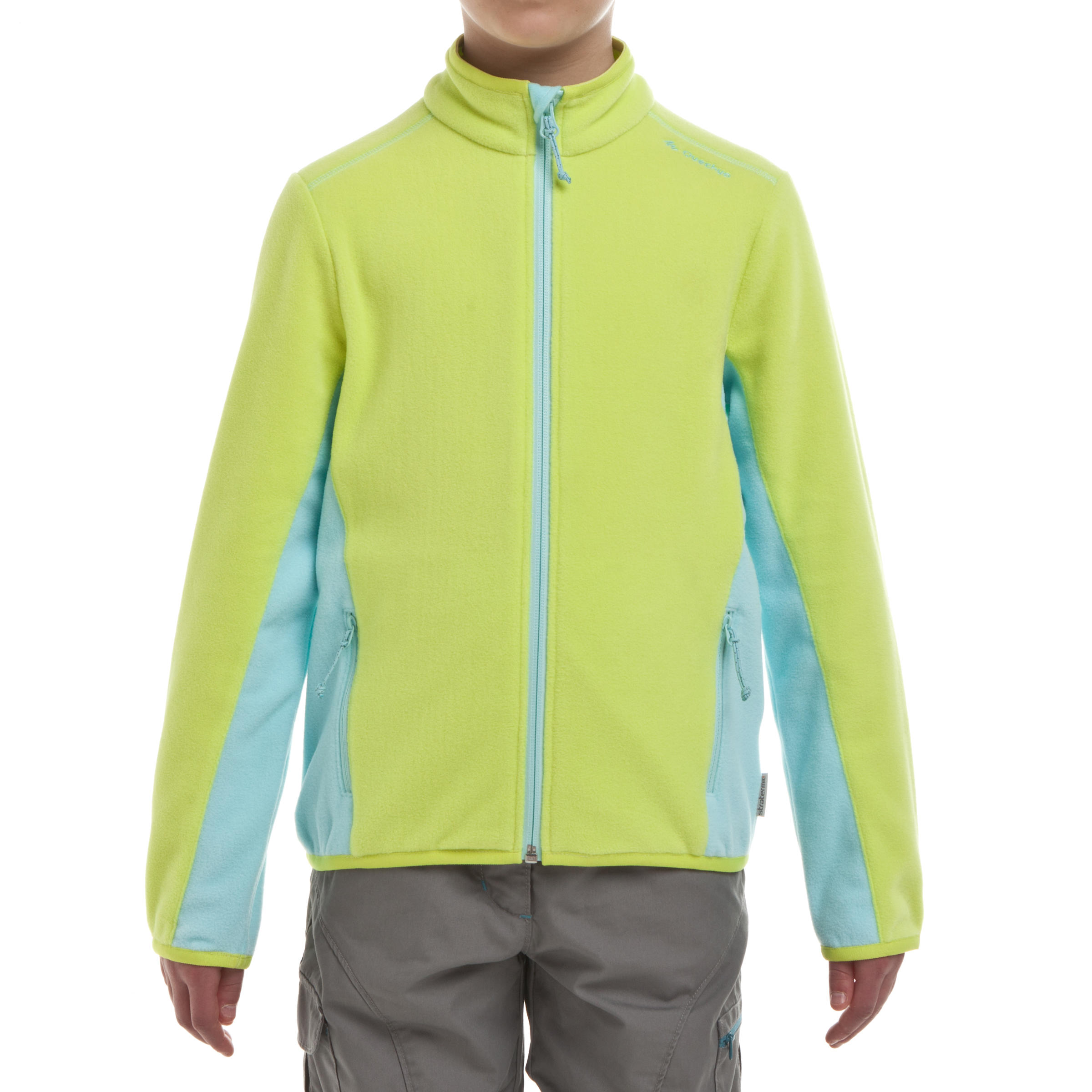 Forclaz 500 Child's Fleece Green/Blue 6/8