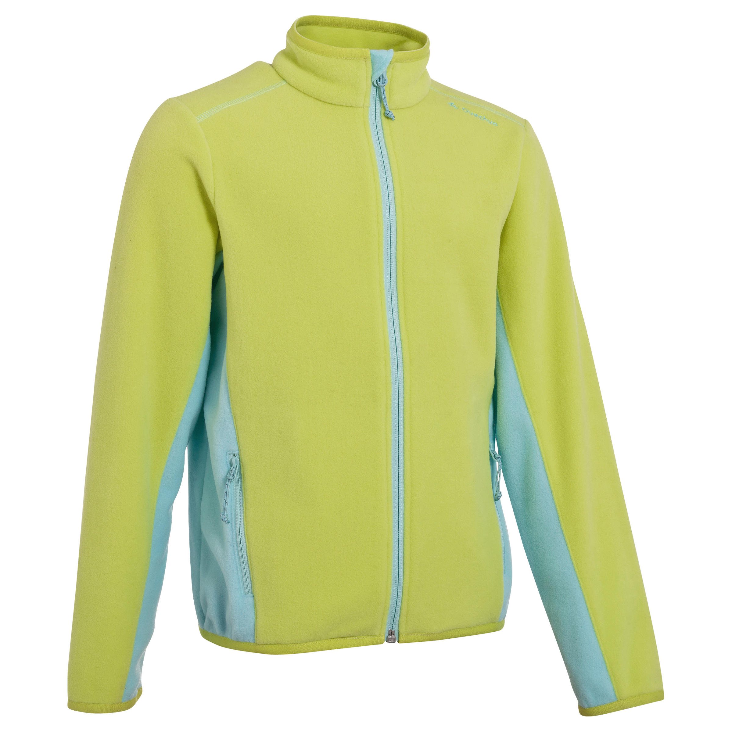 QUECHUA Forclaz 500 Child's Fleece Green/Blue