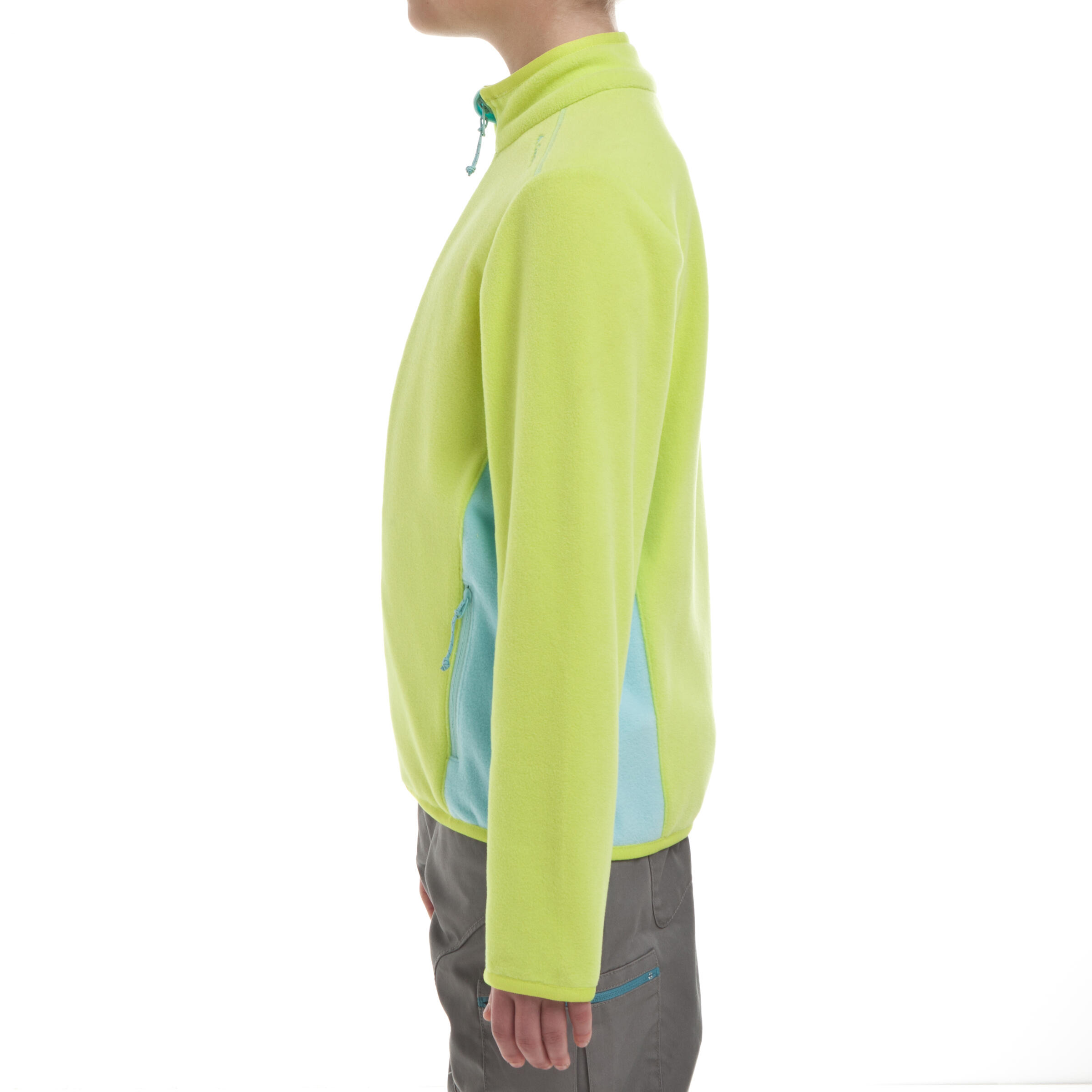 Forclaz 500 Child's Fleece Green/Blue 8/8