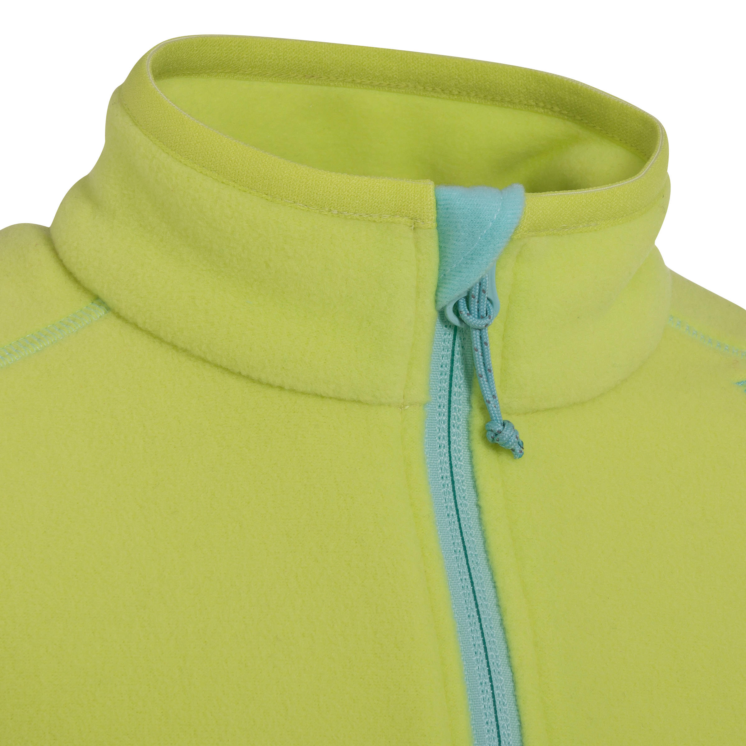 Forclaz 500 Child's Fleece Green/Blue 2/8