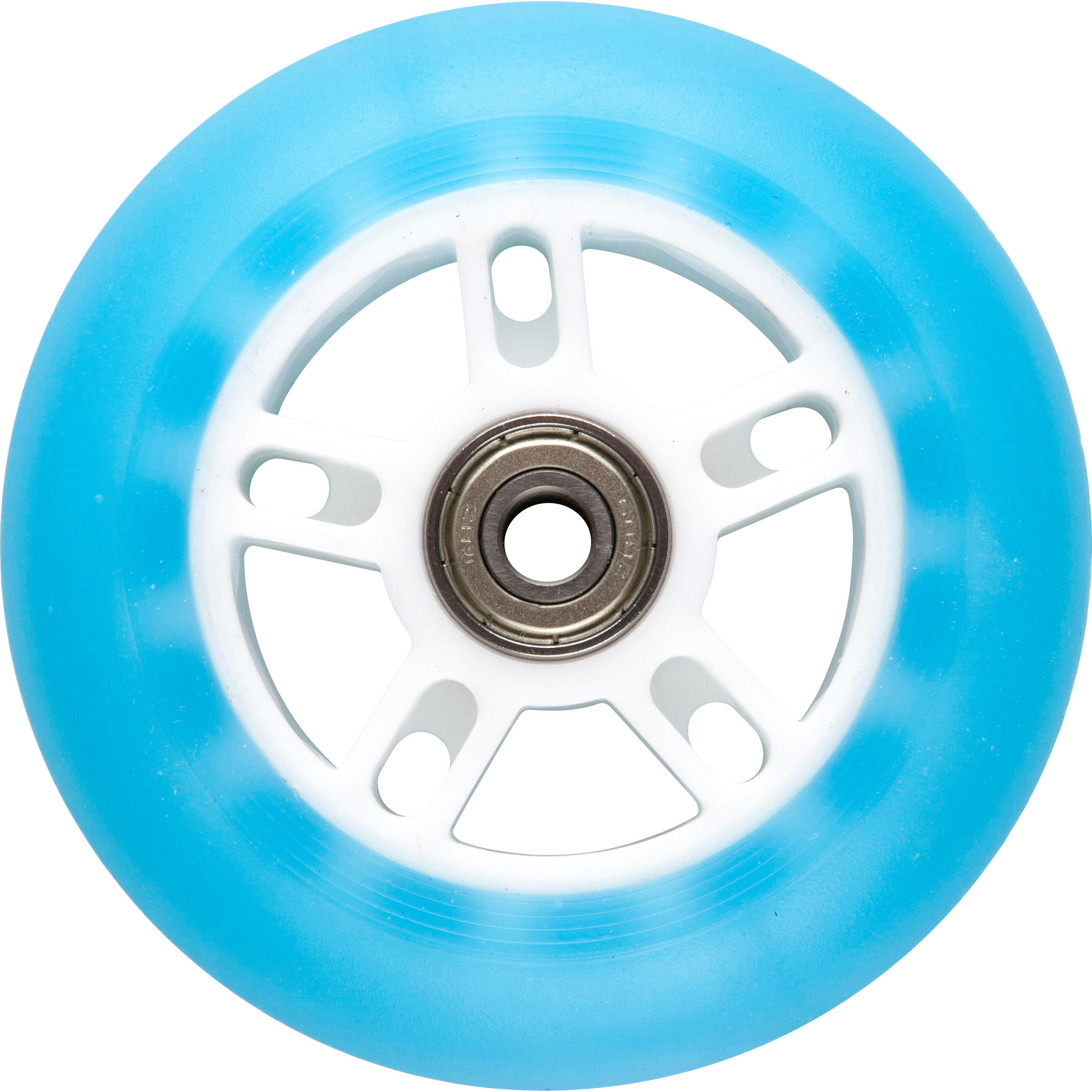 OXELO Scooter Wheel 1x100mm with Bearings - Blue