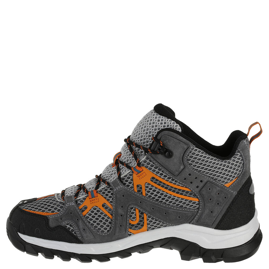 Wanderschuhe Forclaz 100 Mid Fresh Herren grau
