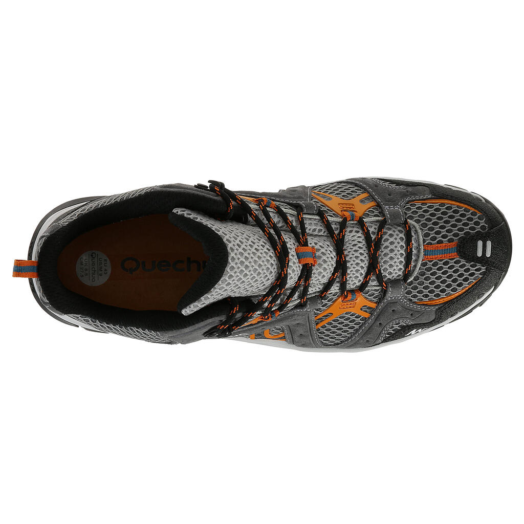 Wanderschuhe Forclaz 100 Mid Fresh Herren grau