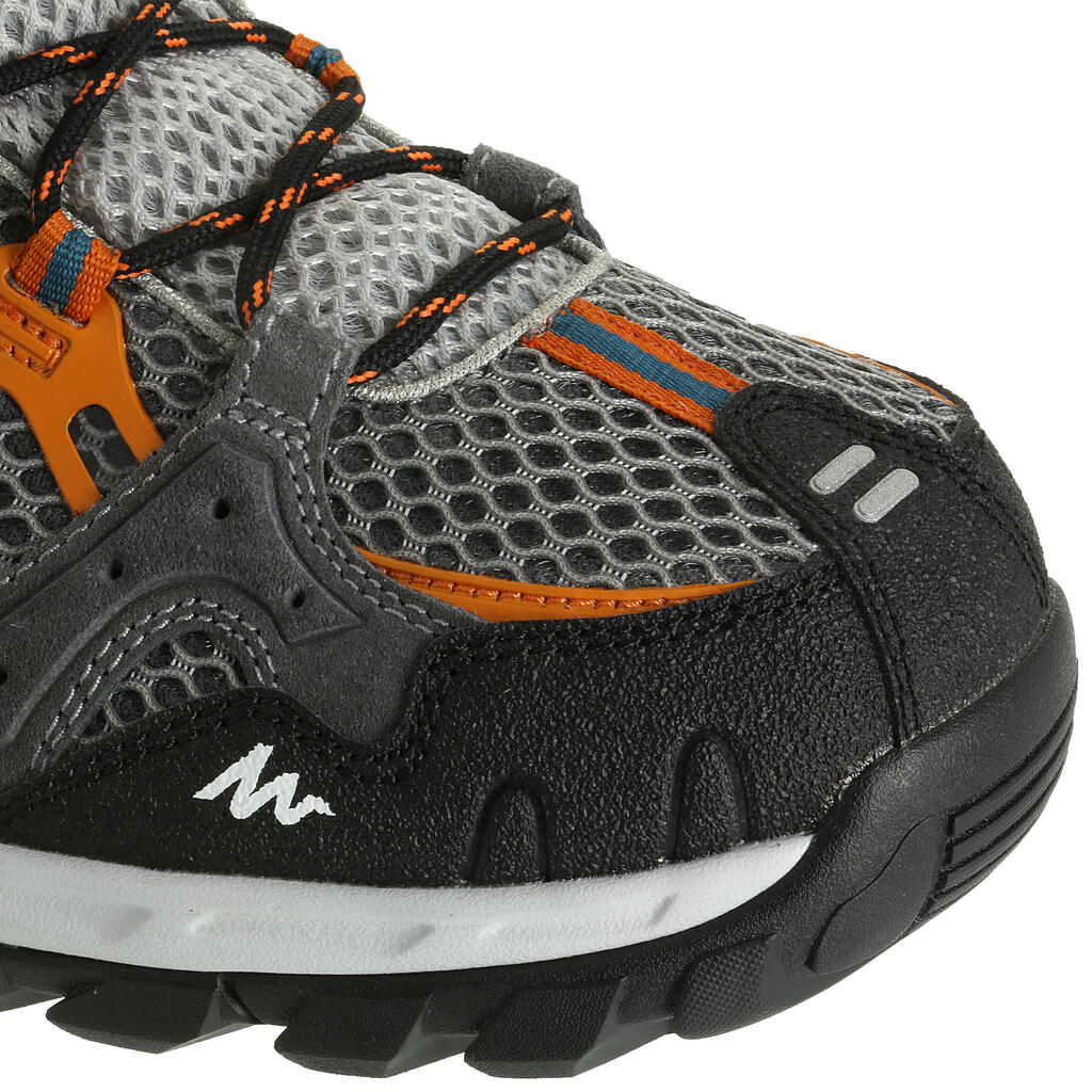Wanderschuhe Forclaz 100 Mid Fresh Herren grau