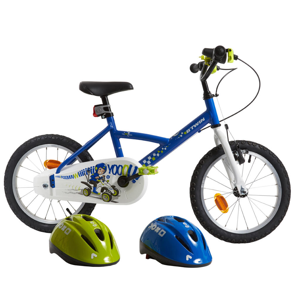 CASCO BICICLETA NIÑOS 300 AZUL