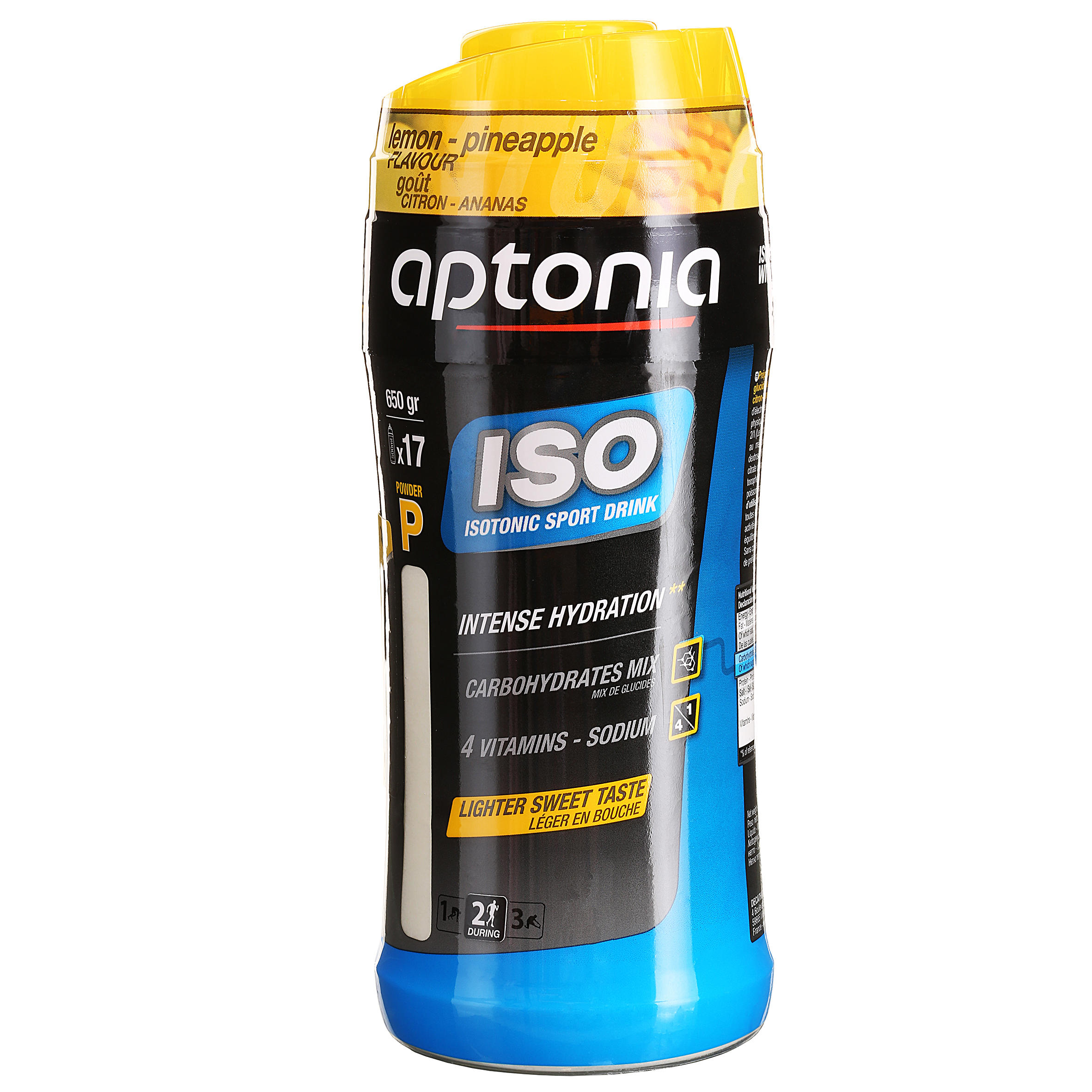 APTONIA Iso Isotonic Drink Powder 650g - pineapple lemon