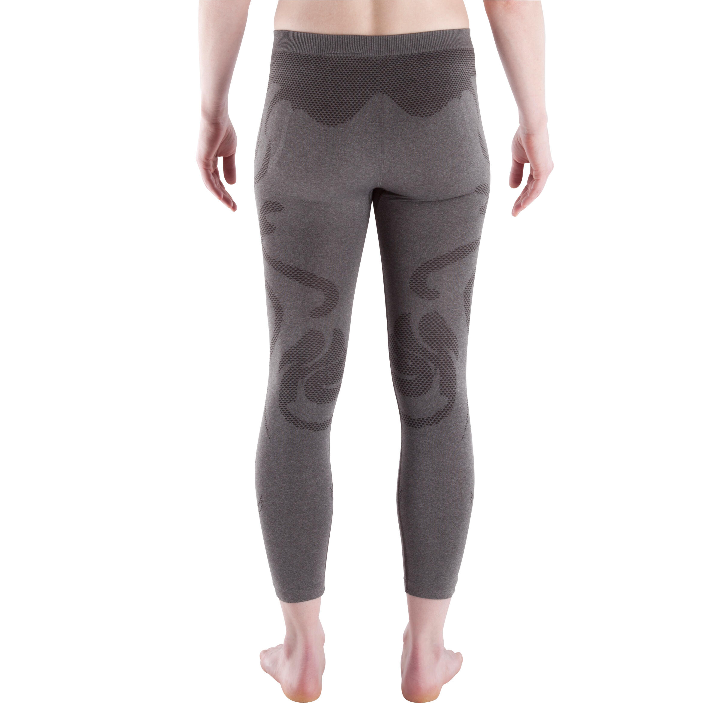 Actizen Women's Dynamic Yoga Cropped Bottoms - Grey 3/8