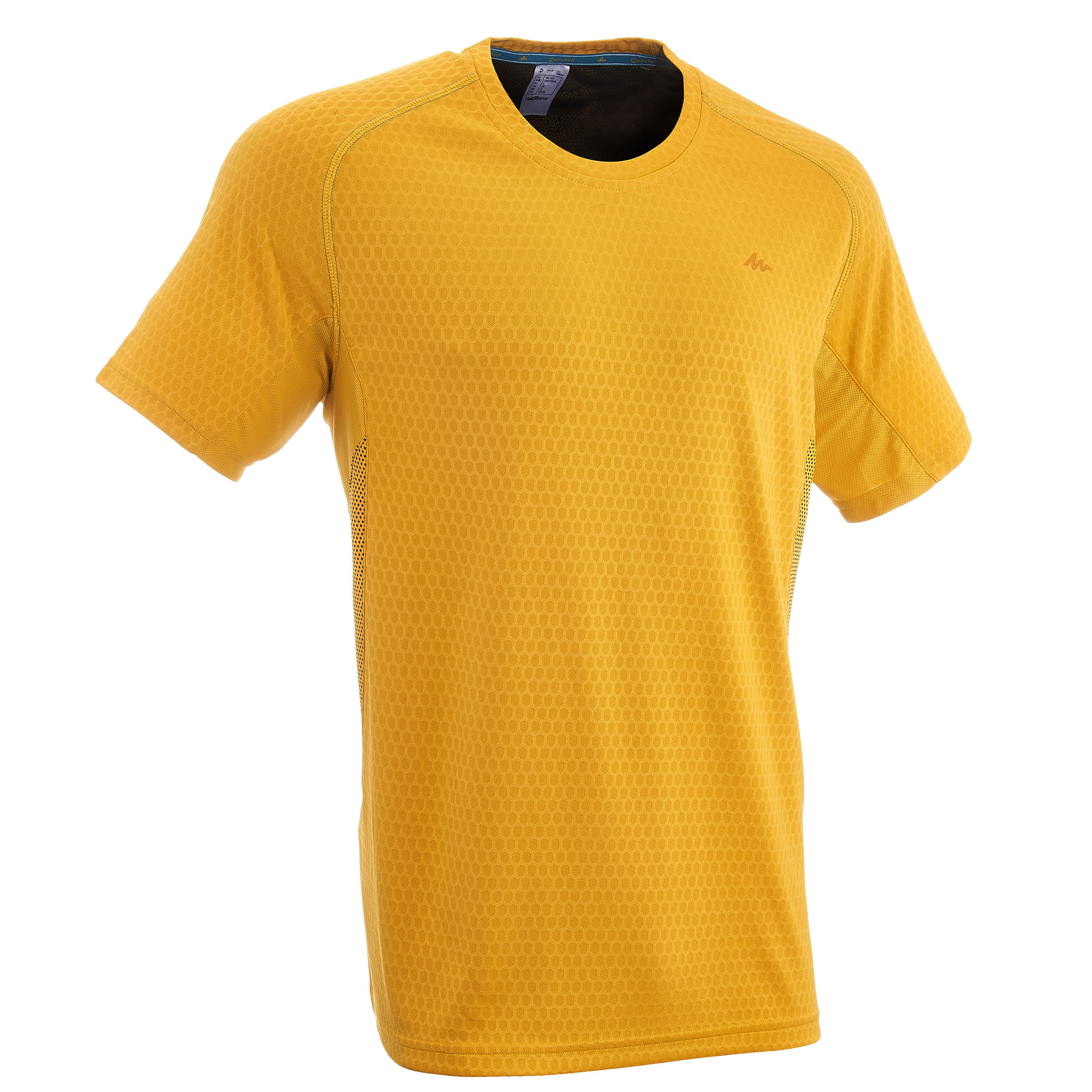 QUECHUA TechFRESH 500 Freeze Short-Sleeved Hiking T-Shirt - Ochre